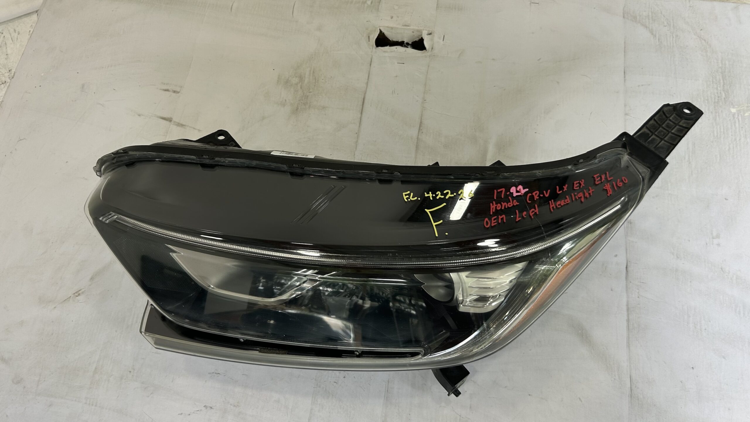 2017-2022 Honda CRV LX EX EXL Driver Headlight