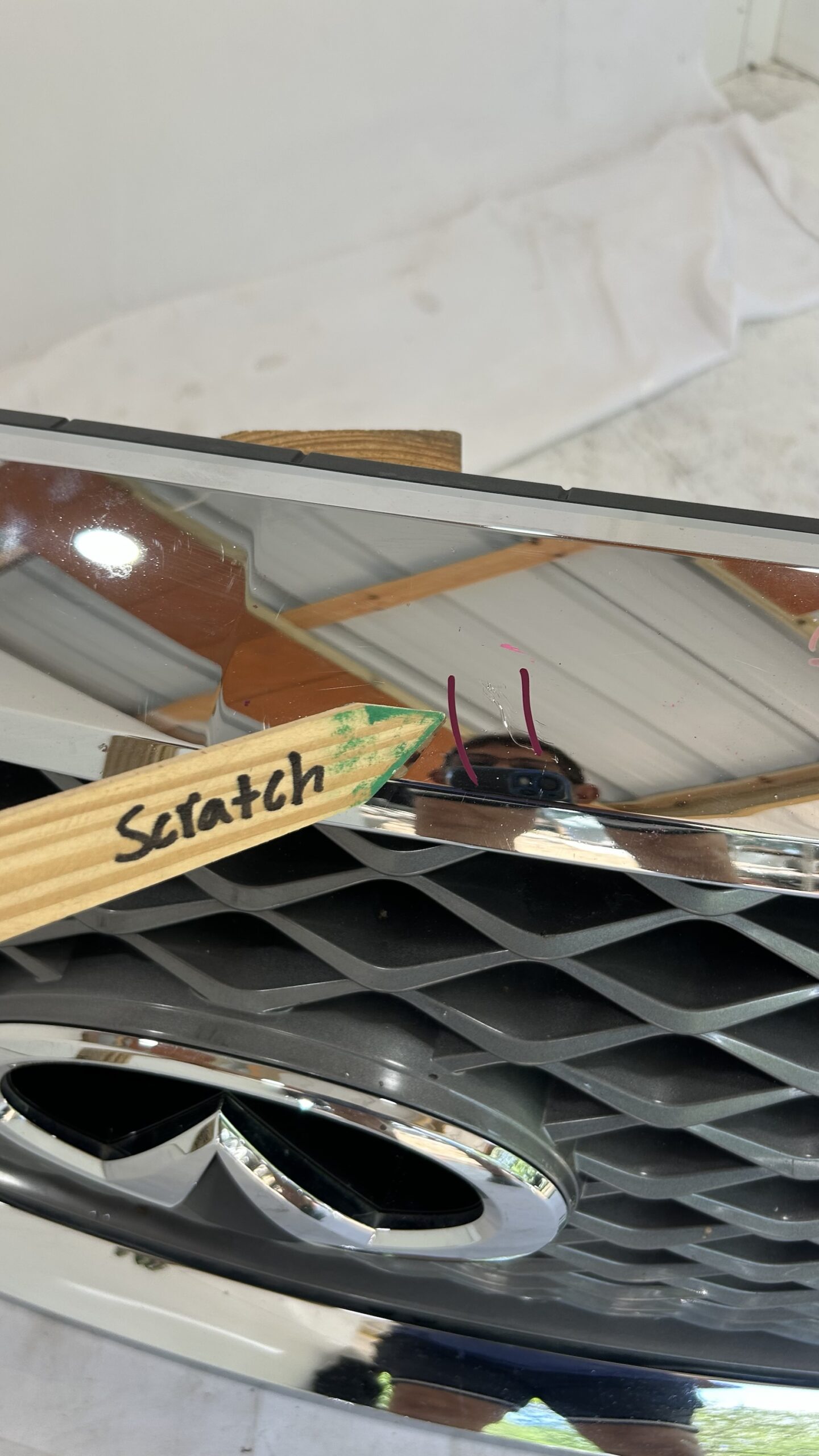 2018-2020 Infiniti  QX80 Grille W/ camera