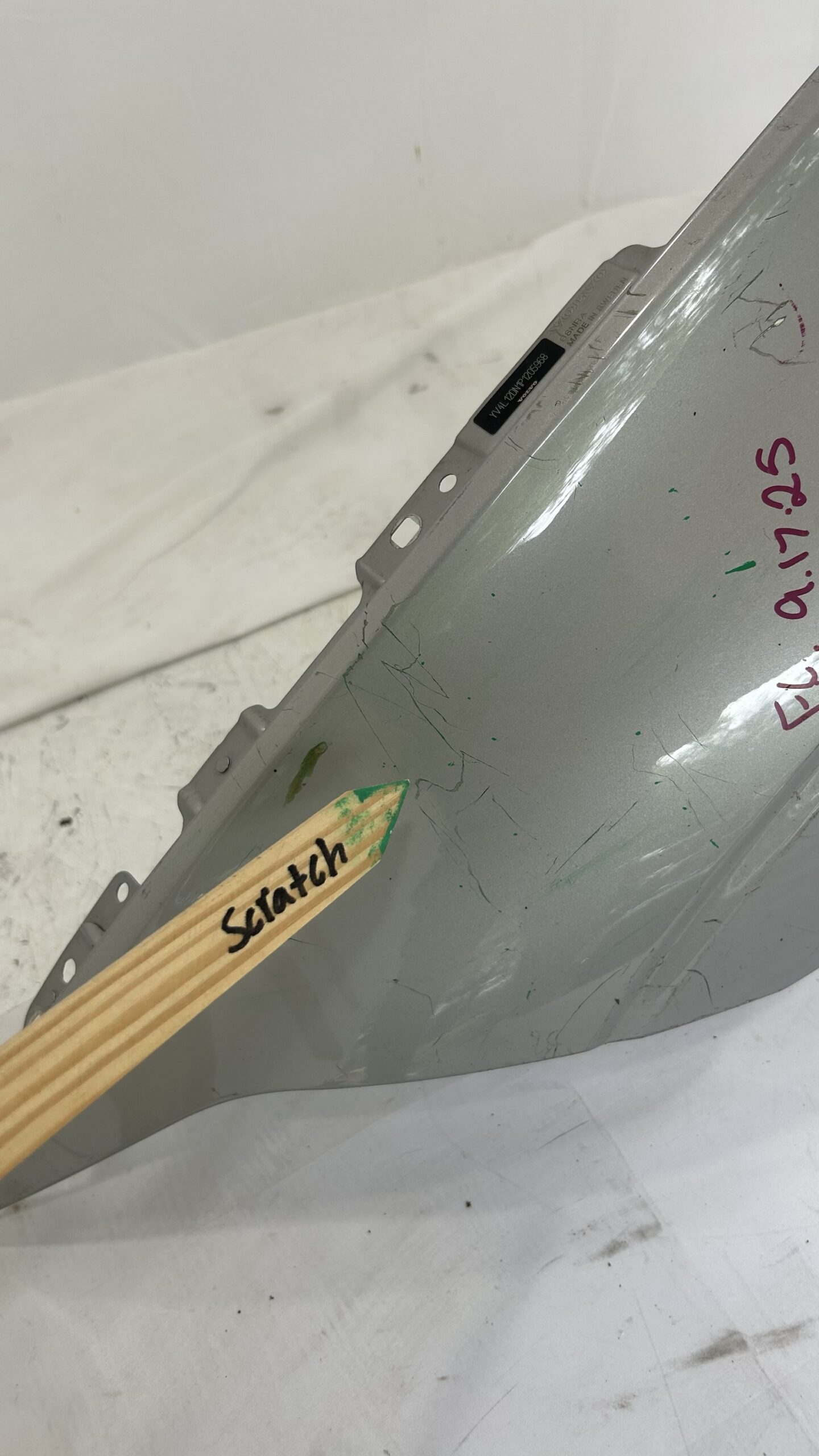 2018-2025 Volvo XC60 Driver Side Fender