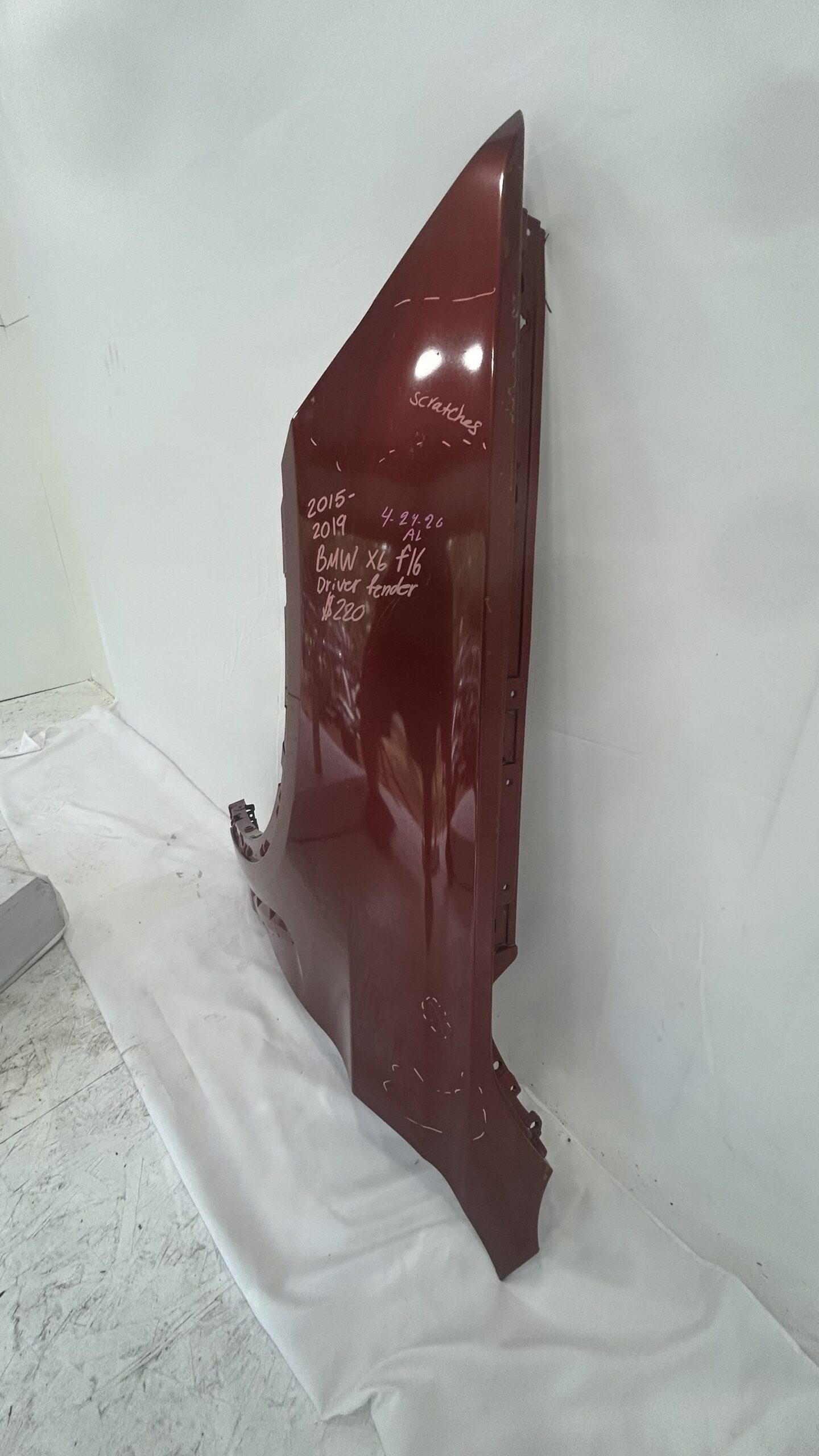 2015-2019 BMW  X6  F16  Driver Side Fender