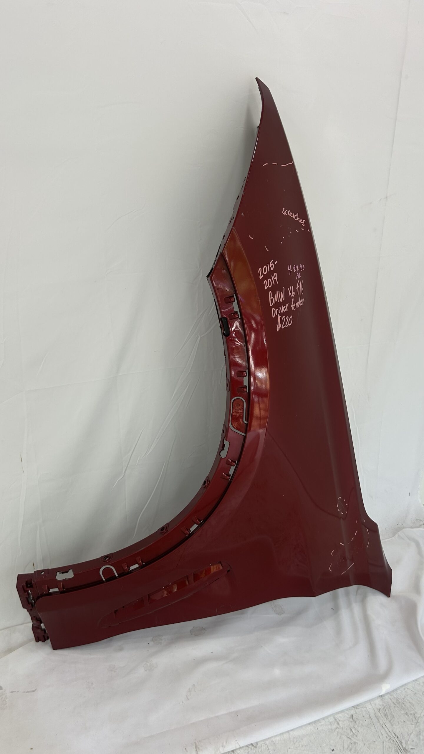 2015-2019 BMW  X6  F16  Driver Side Fender