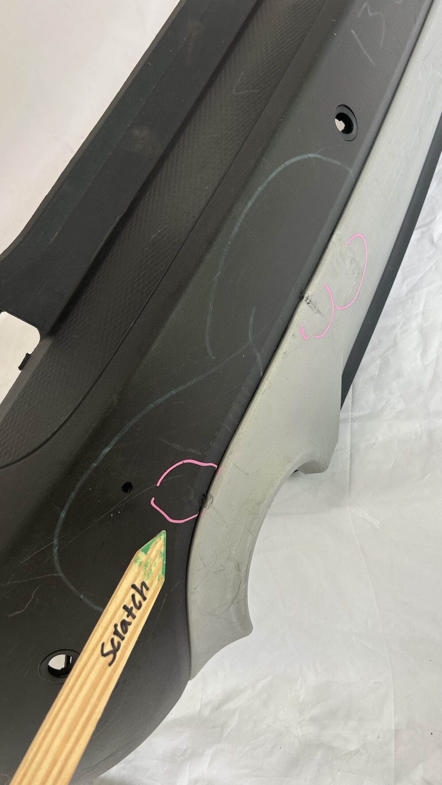 2020-2024 Ford Escape Rear Bumper W/ Silver park assist