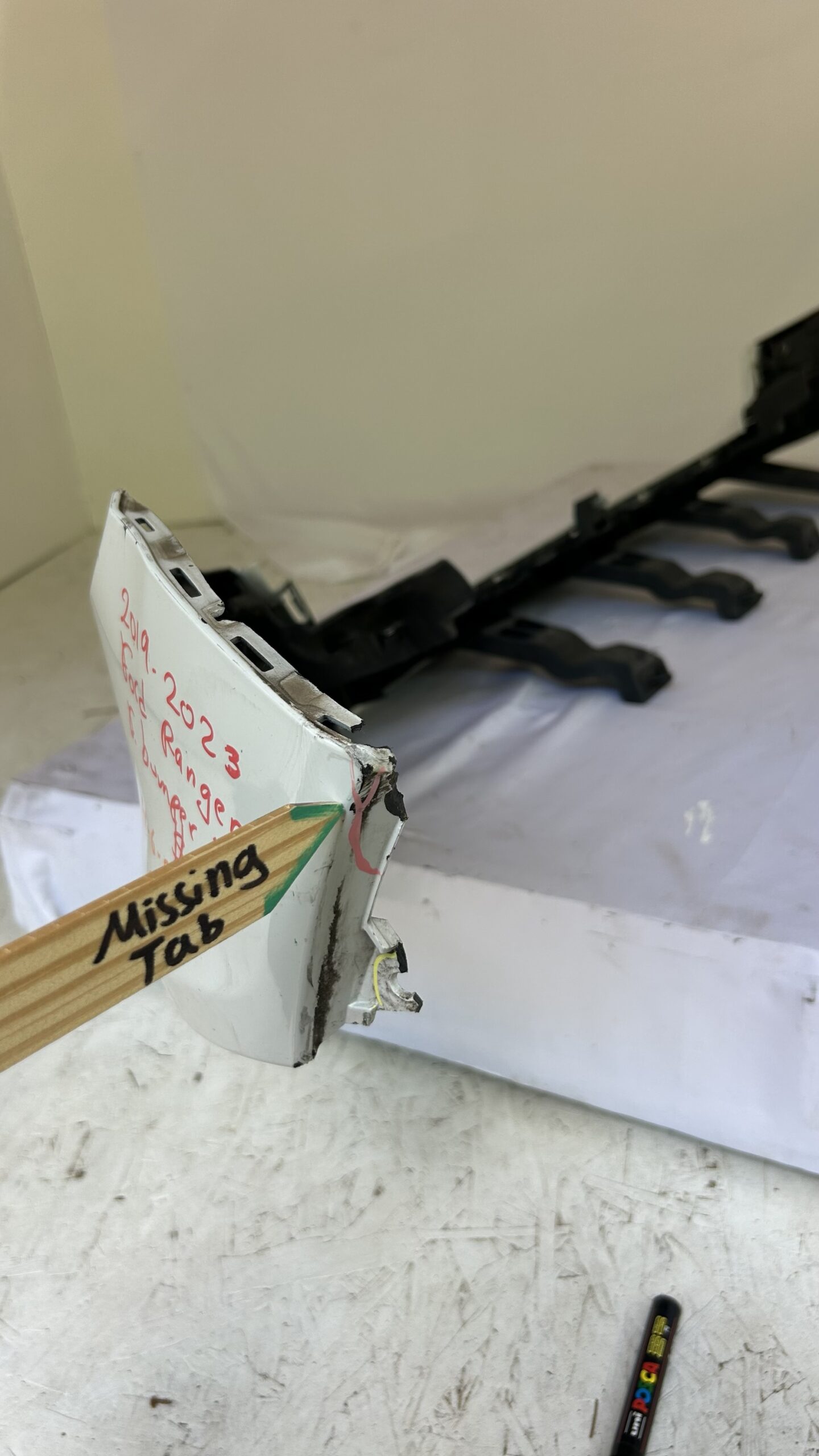 2019-2023 Ford Ranger Front Bumper Upper Pad