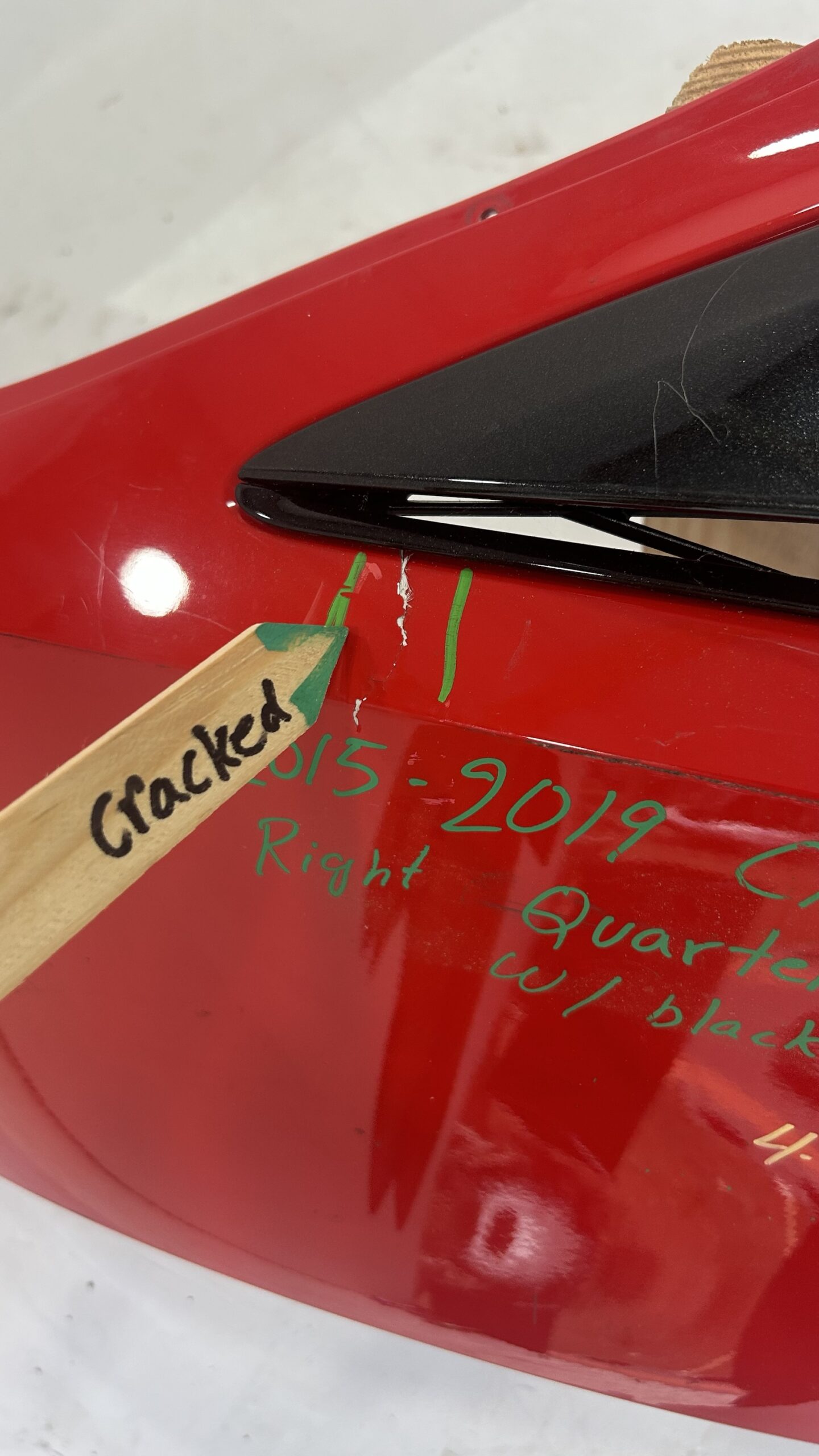 2015-2019 Chevrolet Corveet Quarter Panel