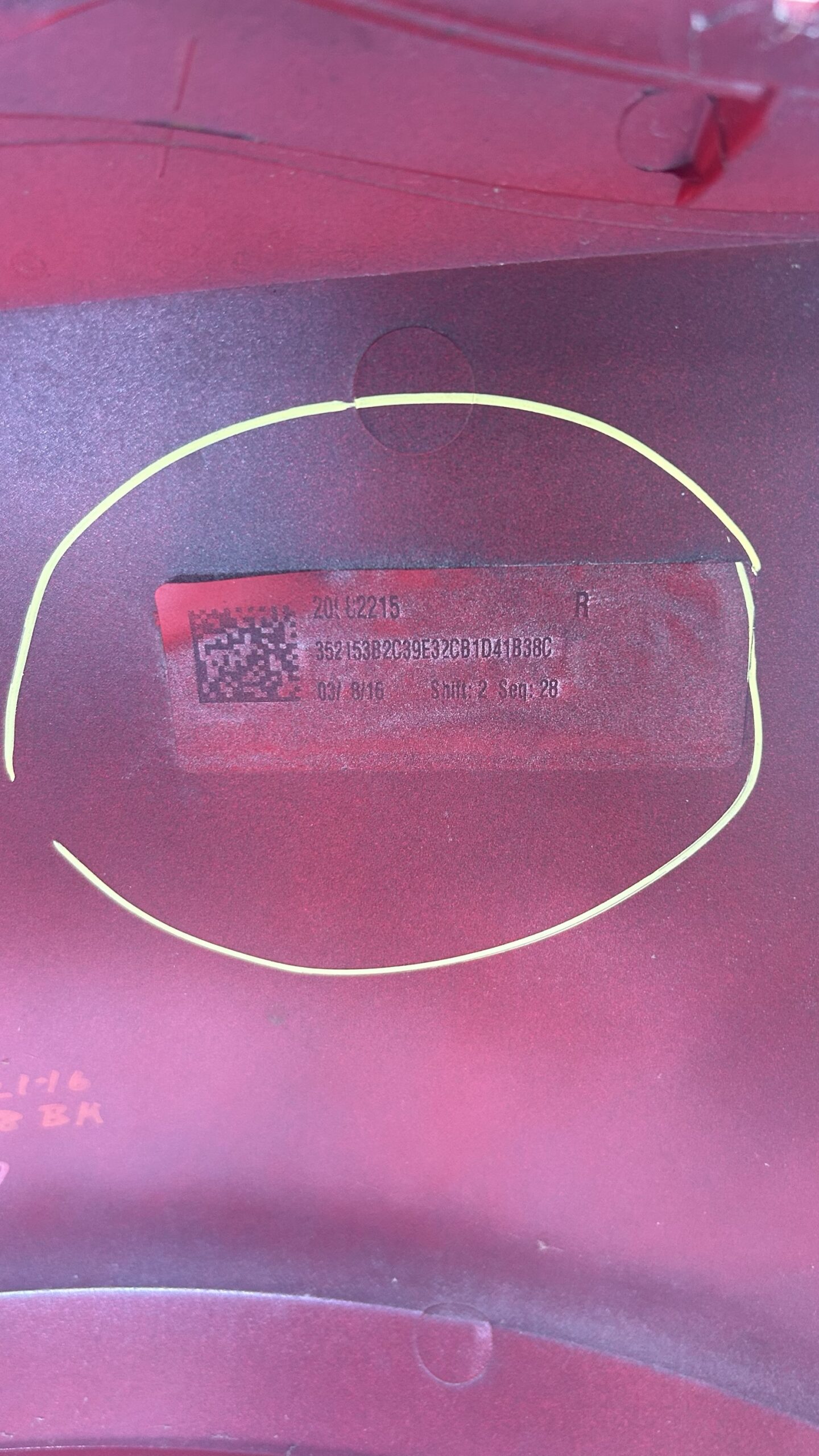 2015-2019 Chevrolet Corveet Quarter Panel