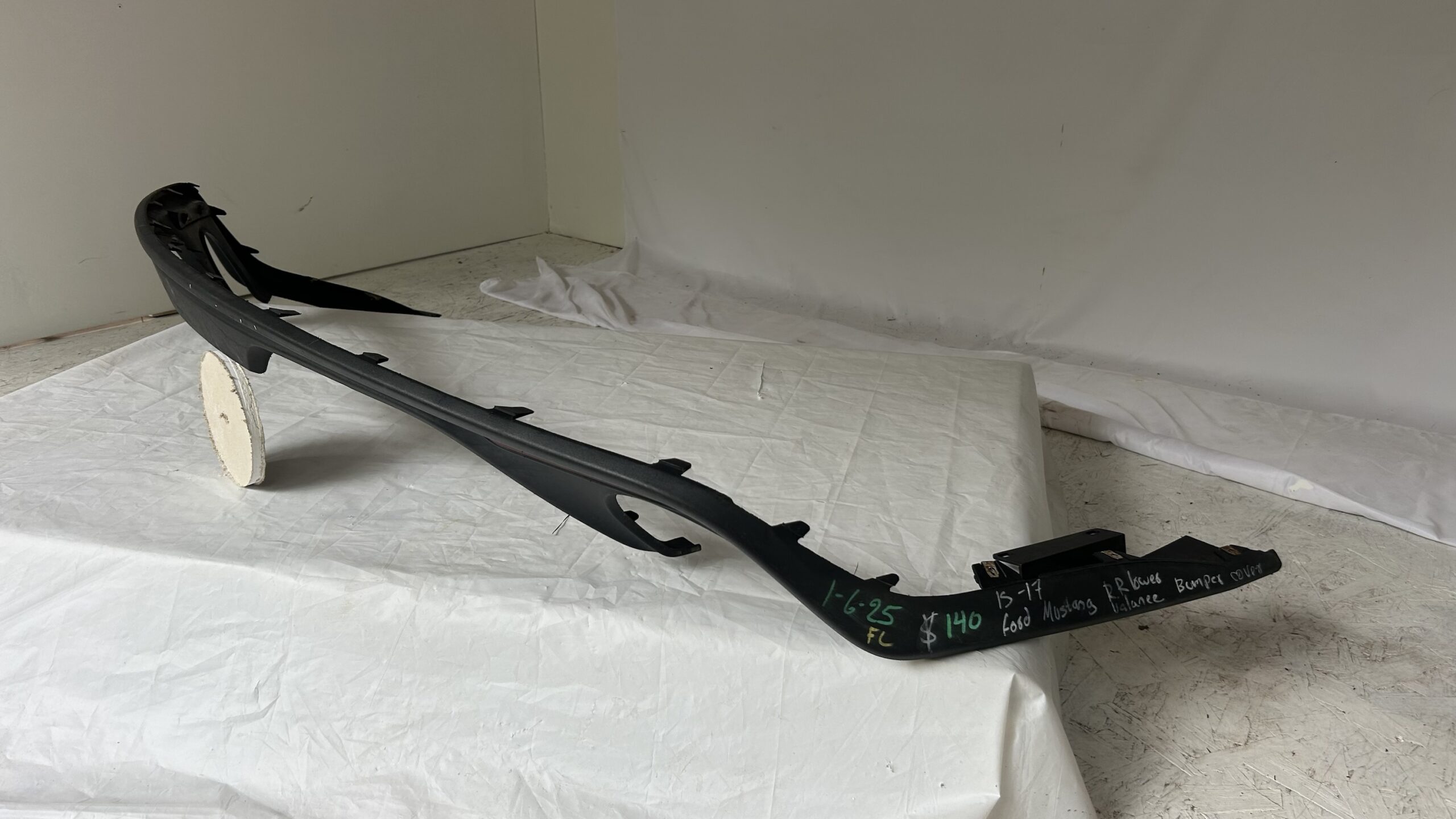 2015-2017 Ford Mustang GT rear bumper cover lower valance