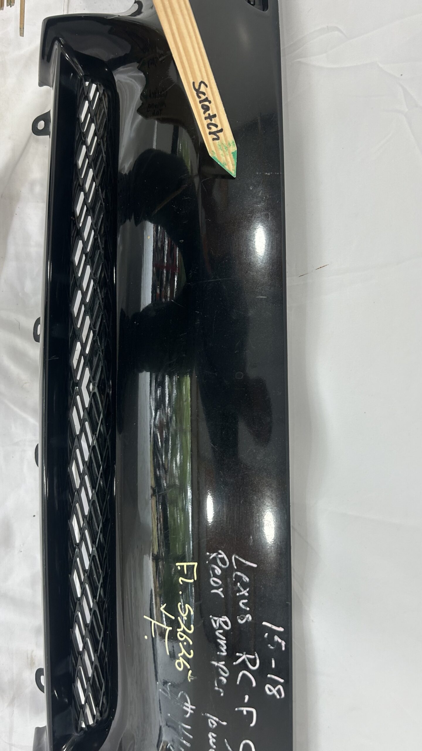 2015-2018 Lexus RC - F Sport Rear Bumper Lower Valance