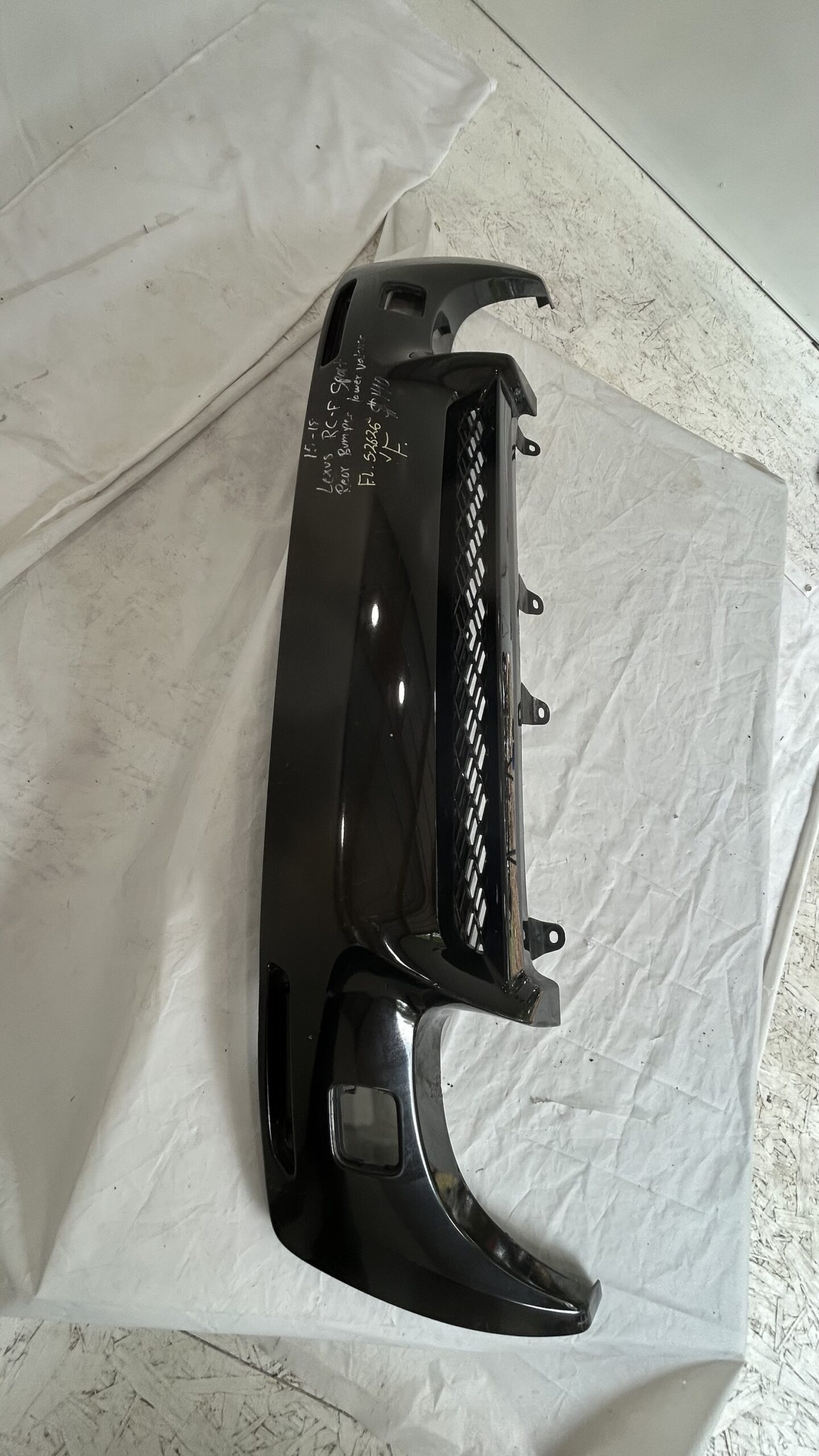 2015-2018 Lexus RC - F Sport Rear Bumper Lower Valance