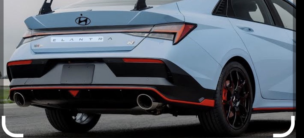 2024-2025 Hyundai Elentra   N - line rear bumper