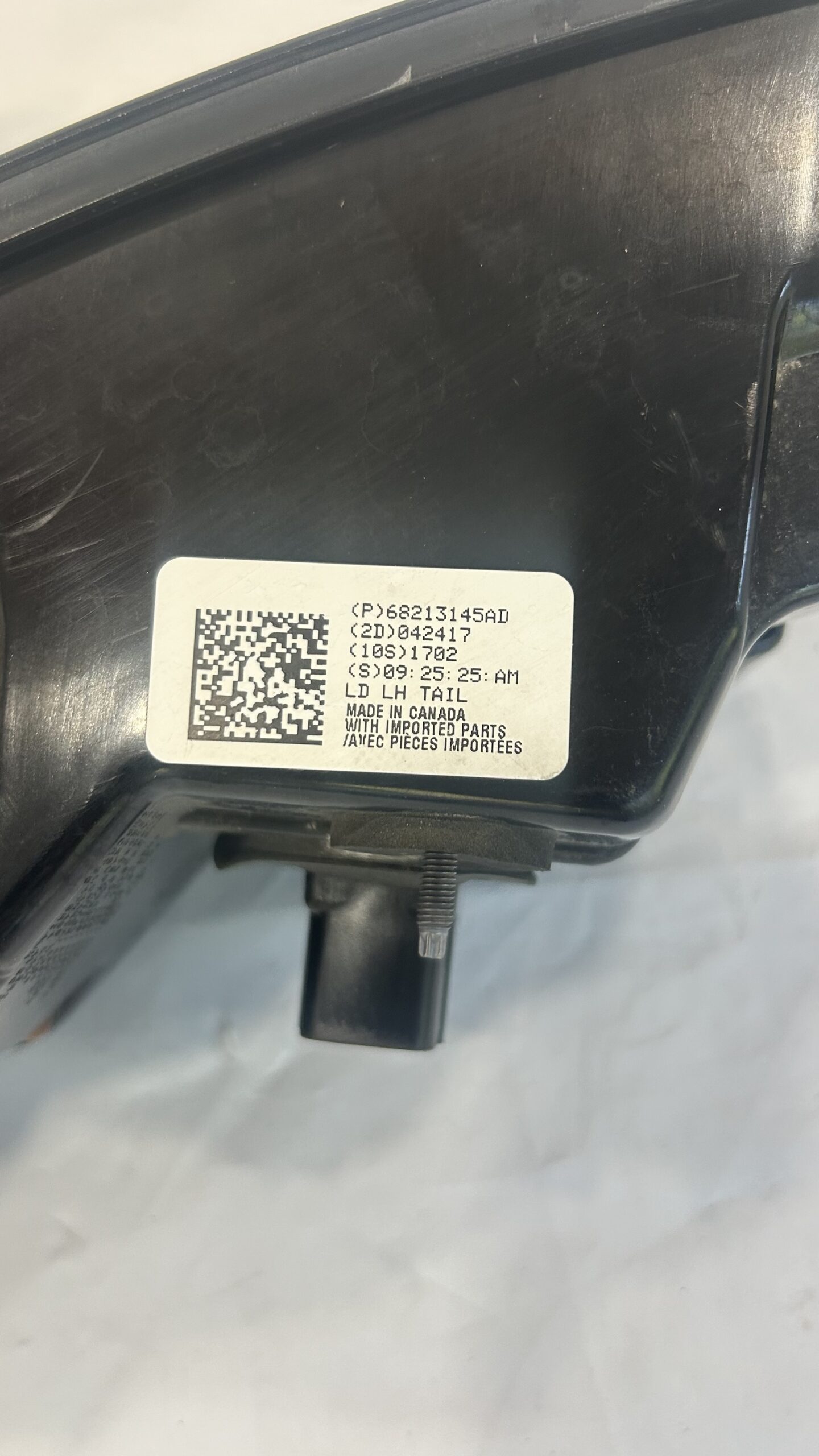 2015-2023 Dodge Charger Driver side Taillight