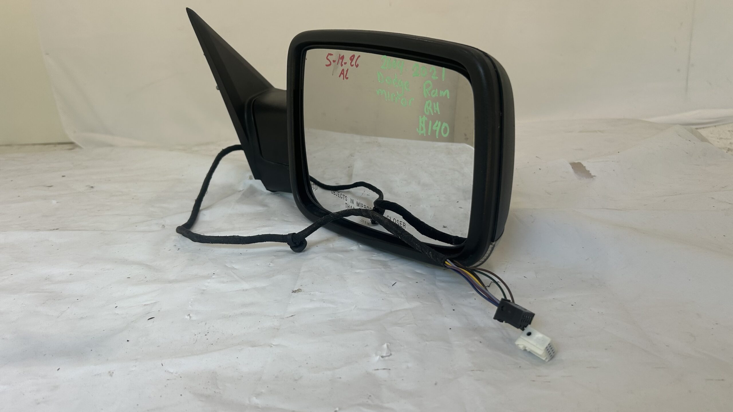 2009-2021 Dodge Ram 1500 Right Mirror