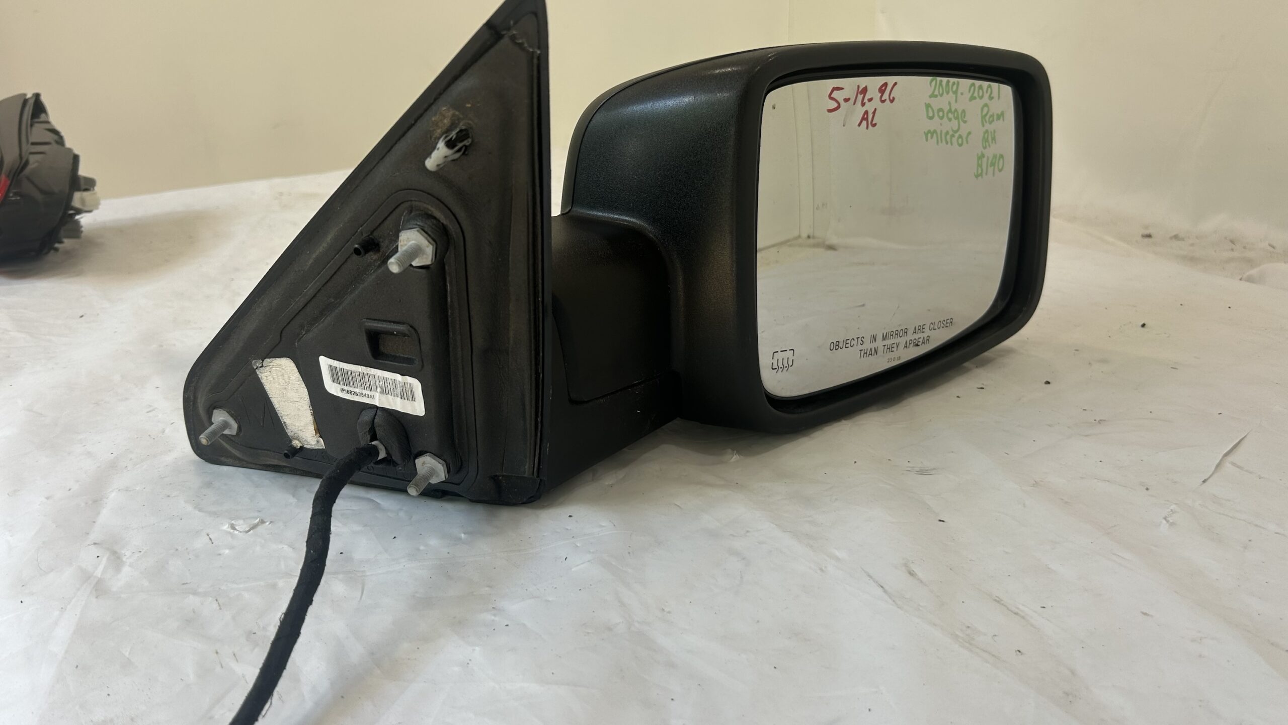 2009-2021 Dodge Ram 1500 Right Mirror