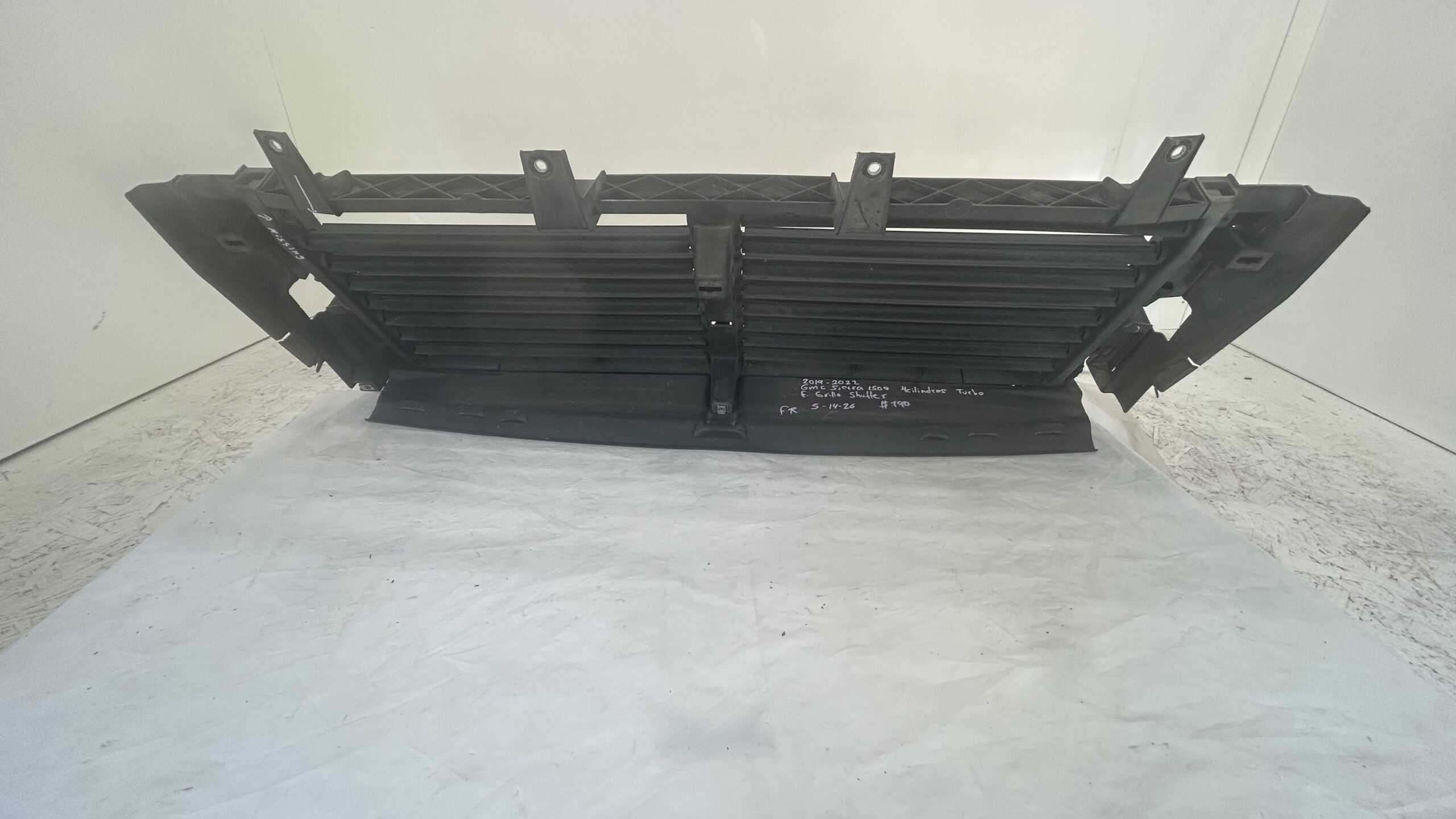 2019-2022 GMC Sierra 1500  4cylinders Turbo air Shutter