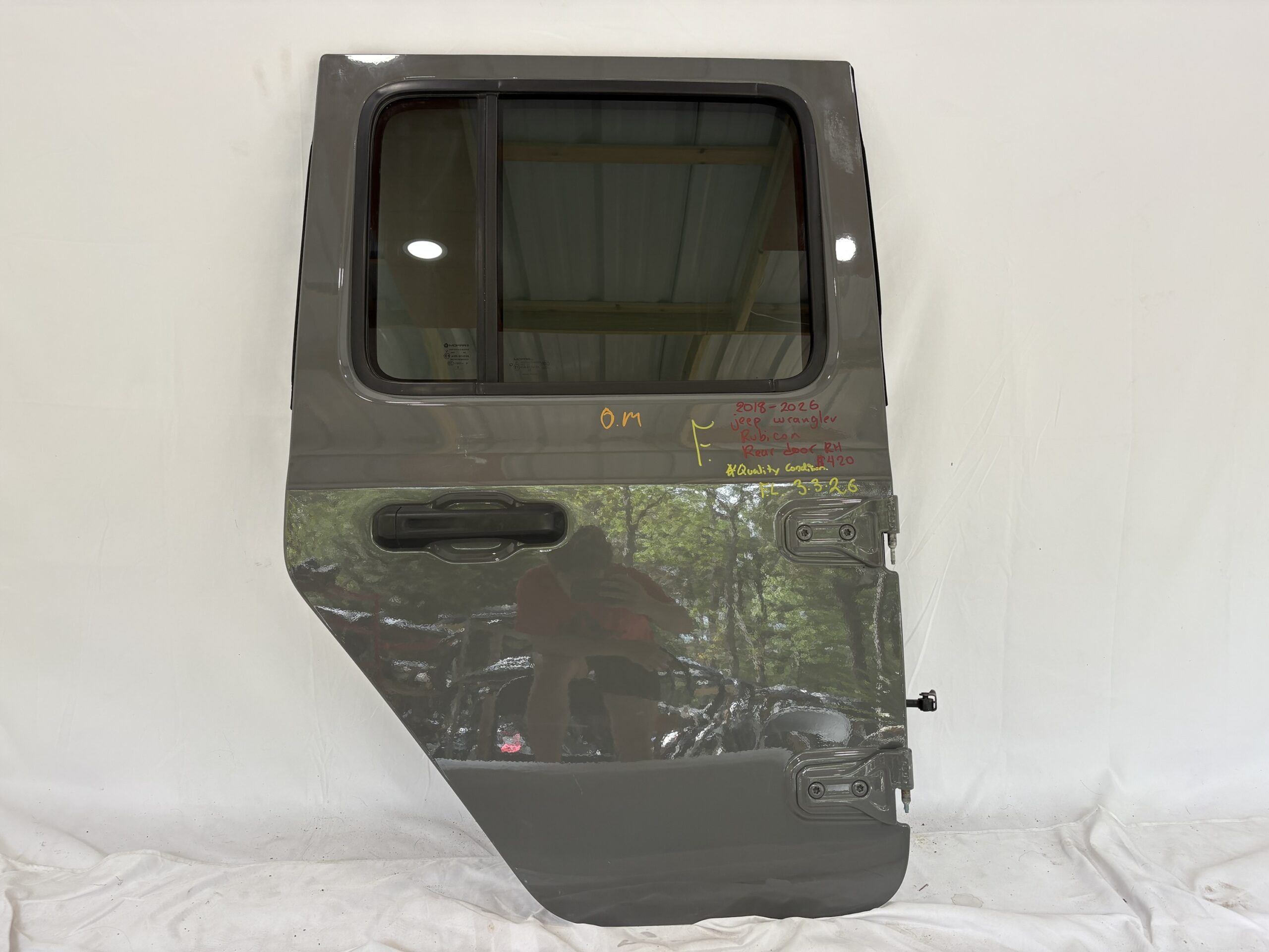 2018-2026 Jeep Wrangler Rubicon Passenger Side Rear Door