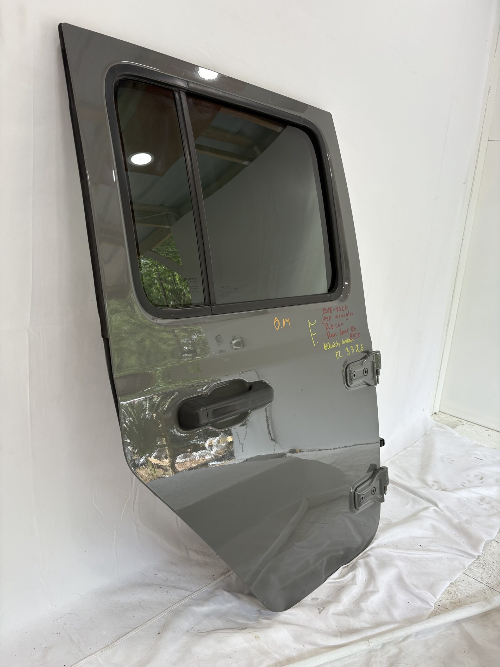 2018-2026 Jeep Wrangler Rubicon Passenger Side Rear Door