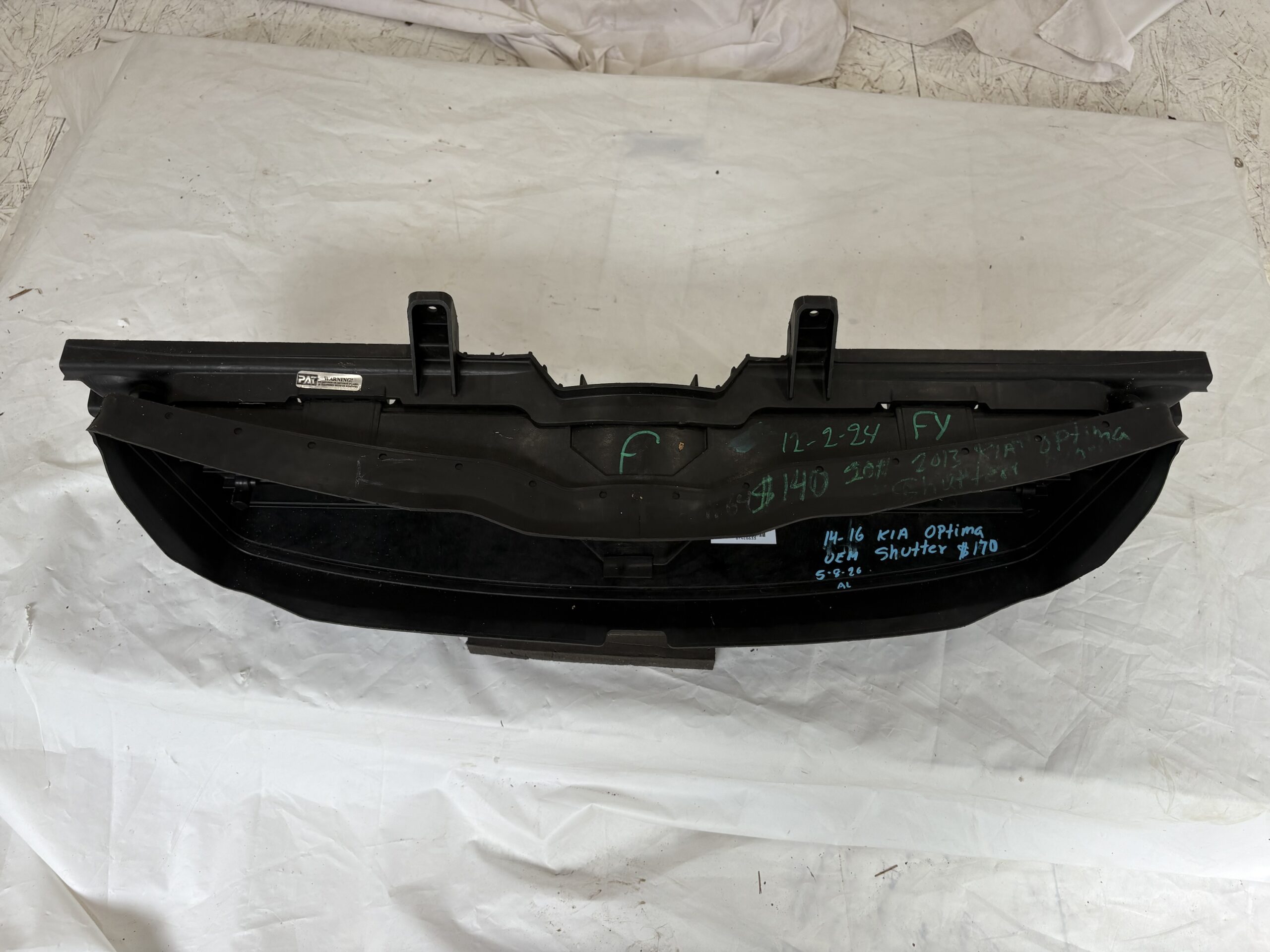 2014-2016 Kia Optima Shutter