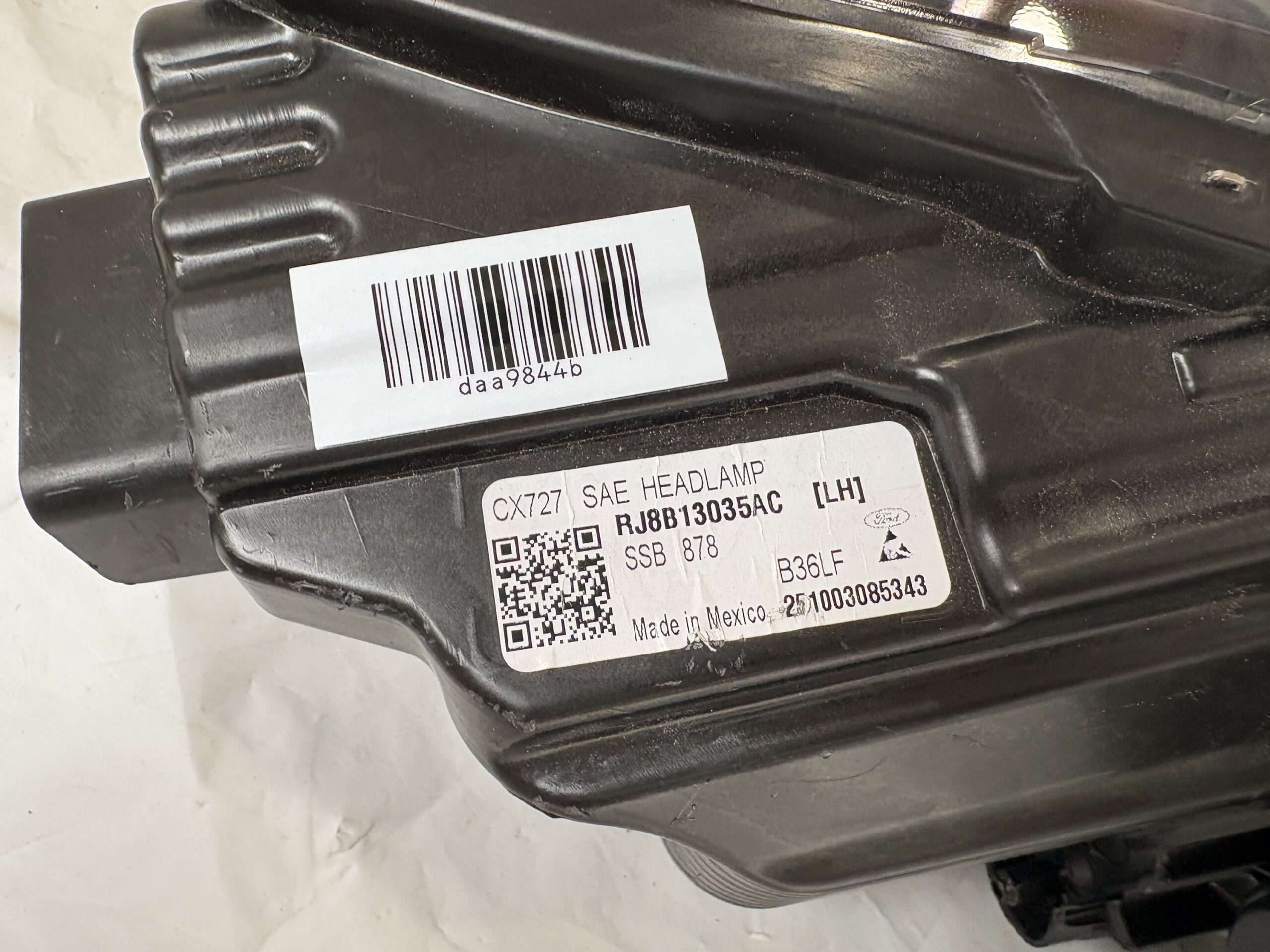 2021-2025 Ford Mustang Mach-E Passenger Headlight