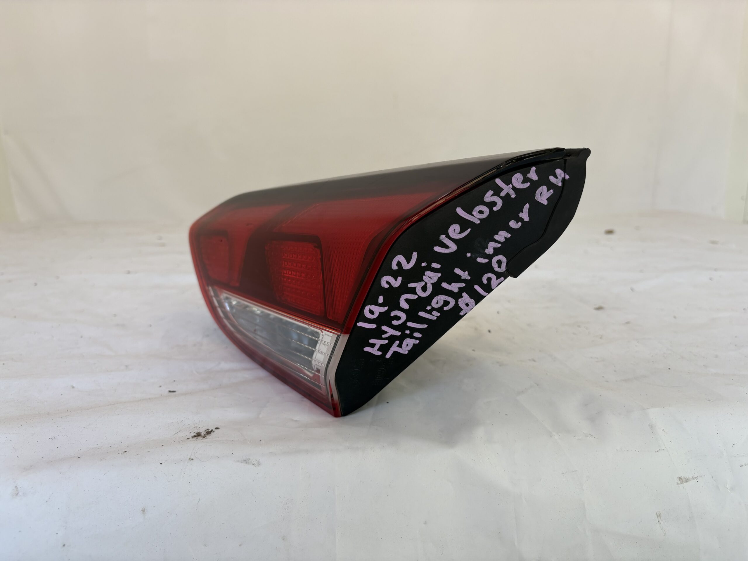 2019-2022 Hyundai Veloster Passenger Inner Taillight
