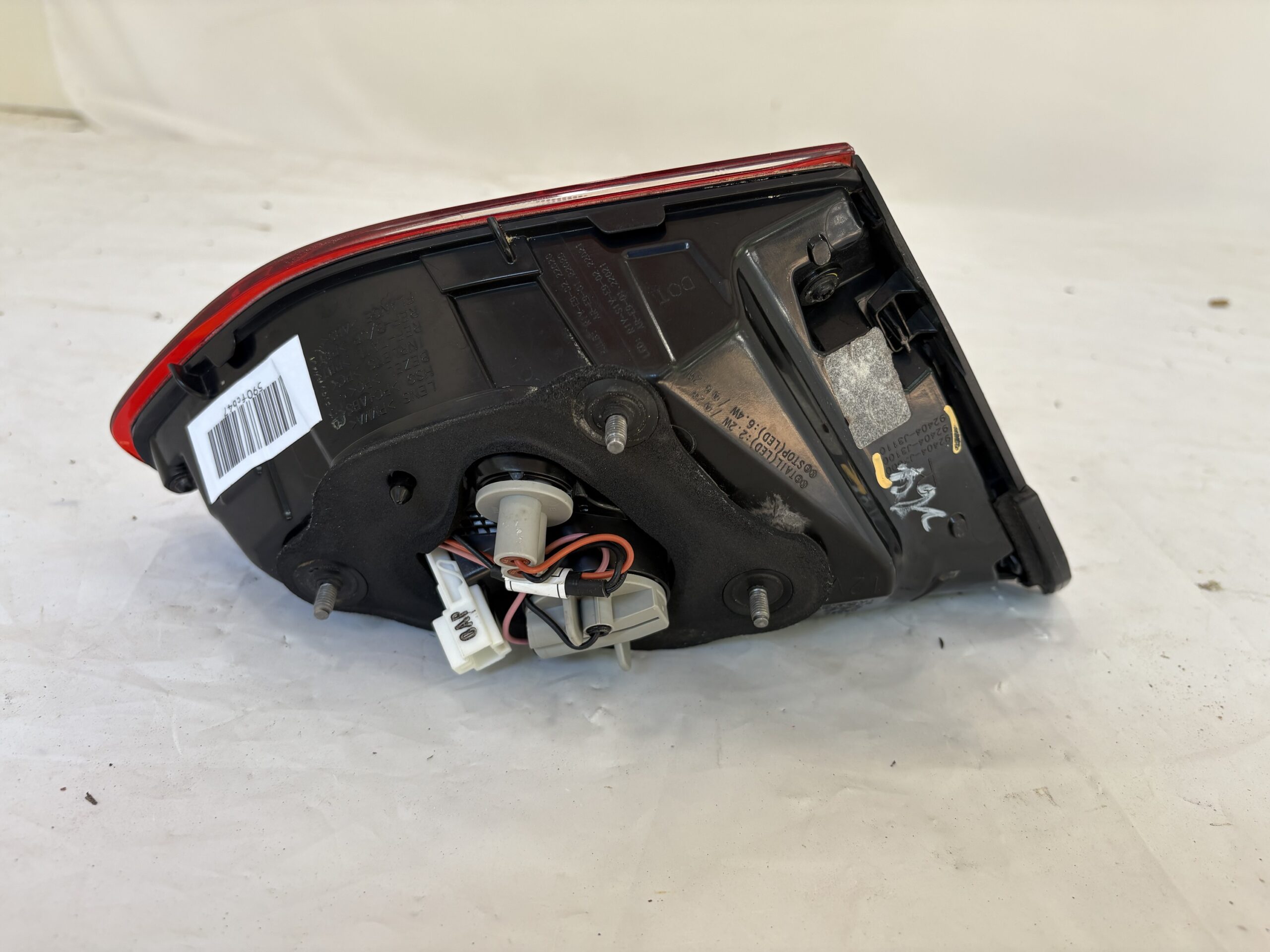 2019-2022 Hyundai Veloster Passenger Inner Taillight