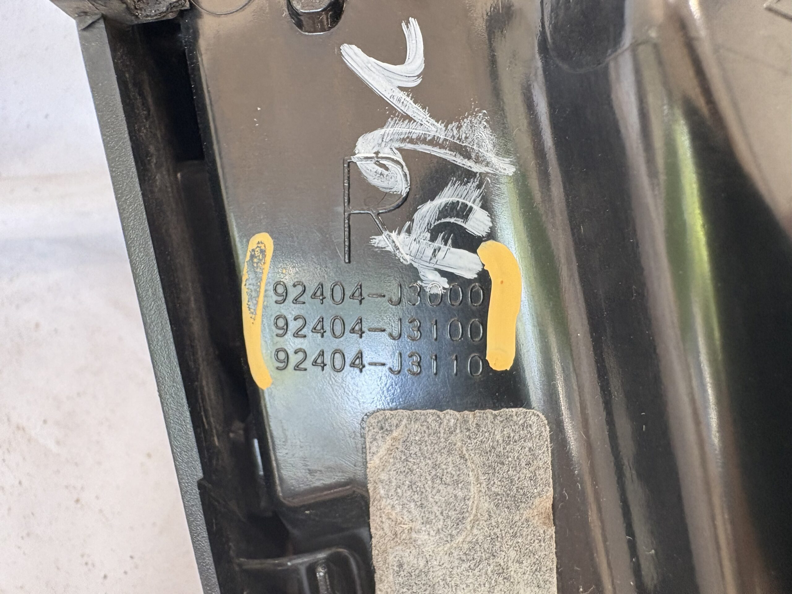 2019-2022 Hyundai Veloster Passenger Inner Taillight