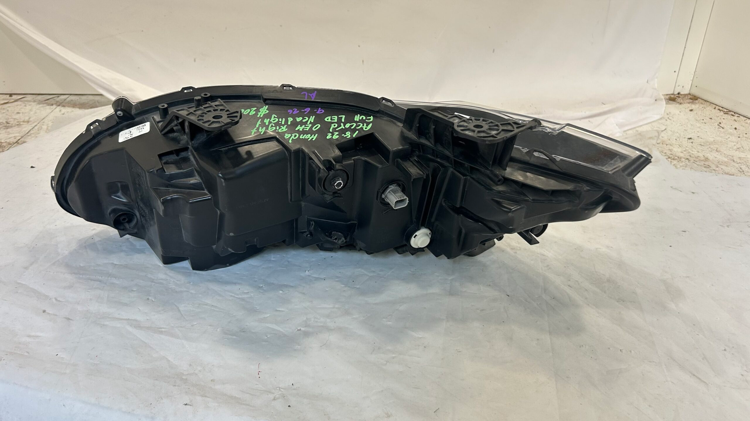 2018-2022 Honda Accord Passenger Headlight Full LED
