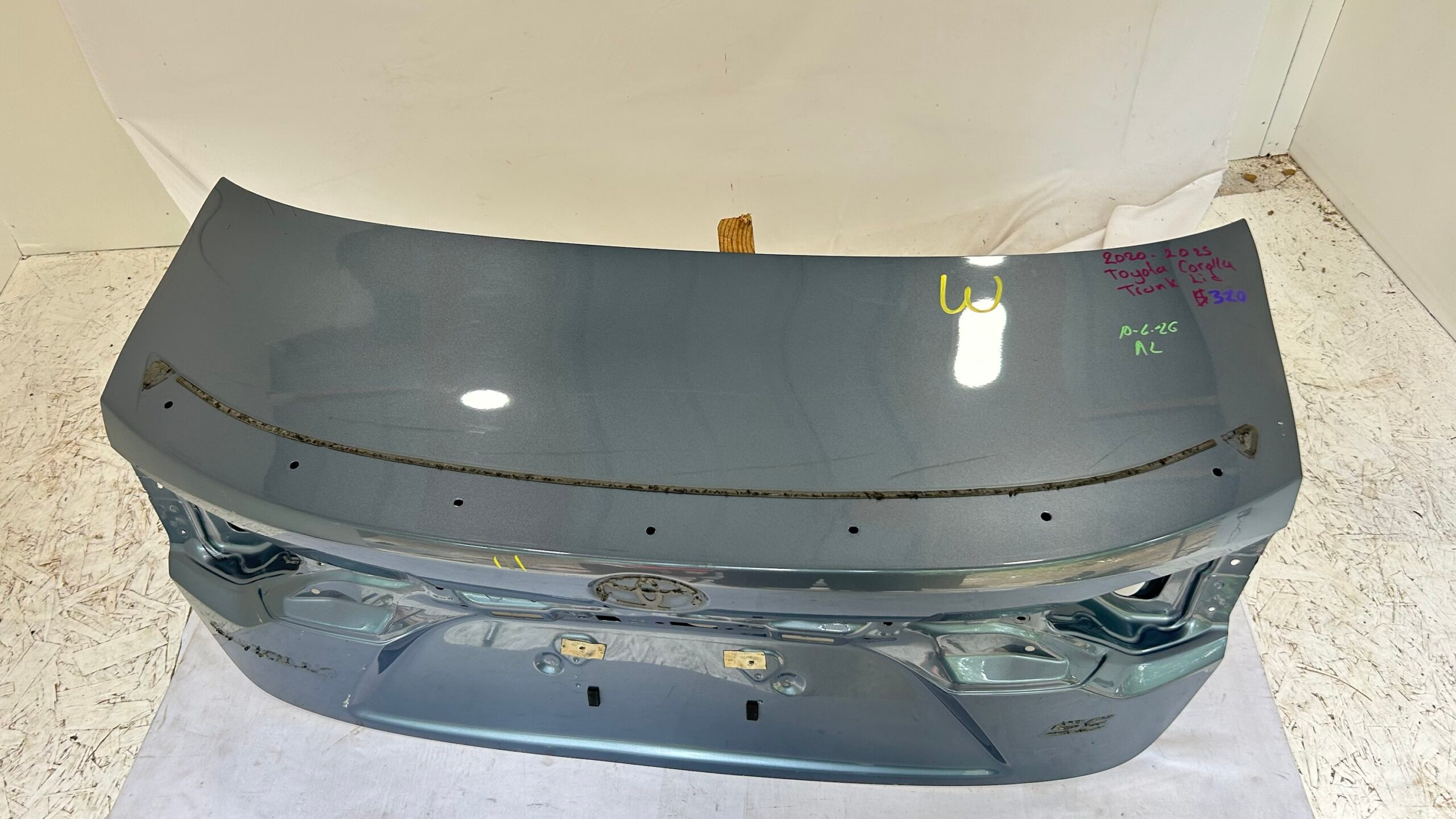 2020-2025 Toyota Corolla Trunk Lid