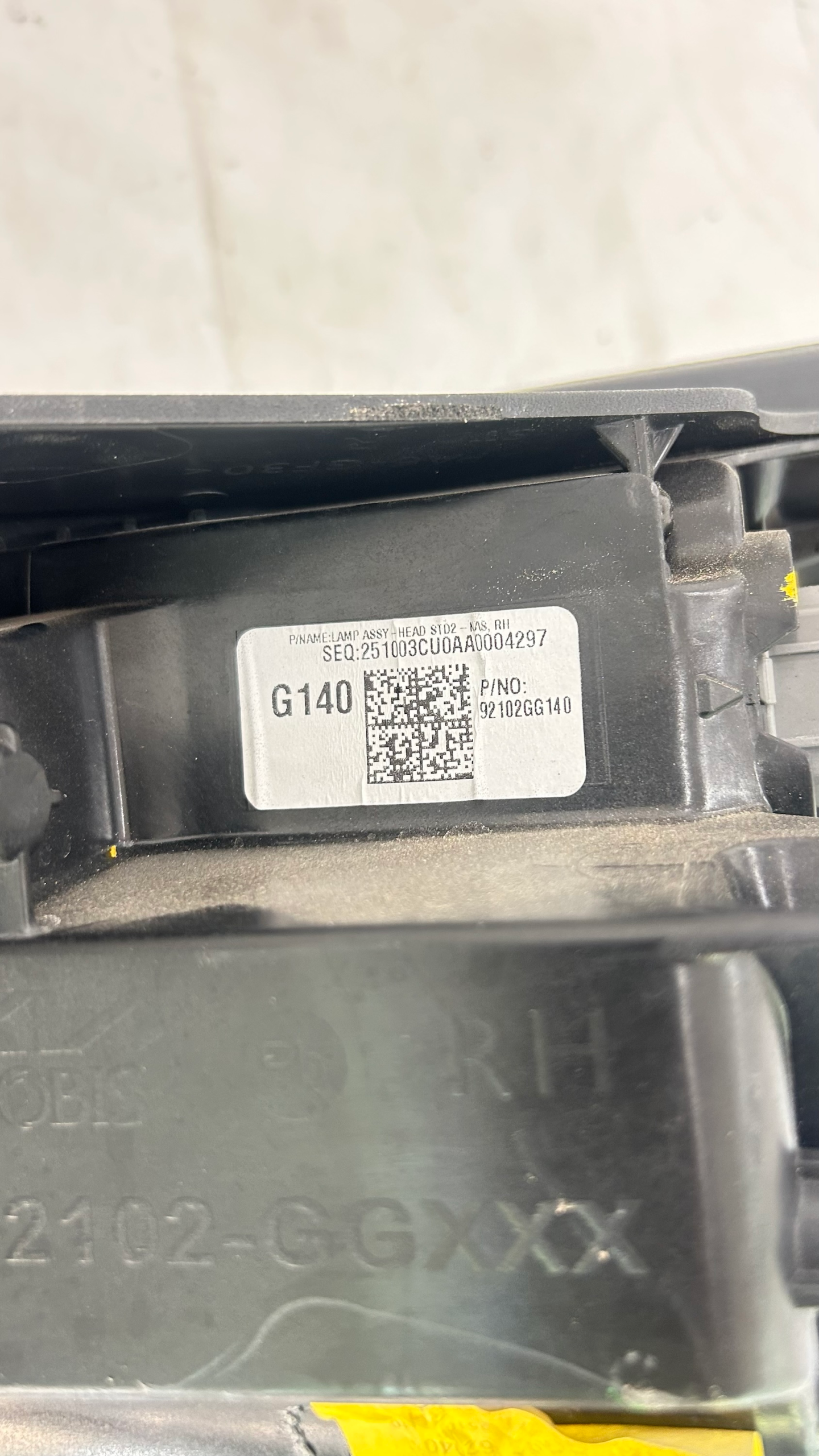 2025-2026 KIA K4 Passenger LED Headlight