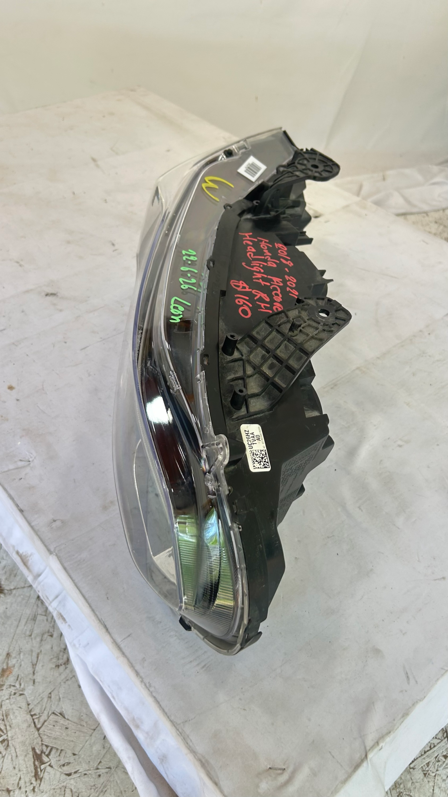2018-2021 Honda Accord Passenger Headlight