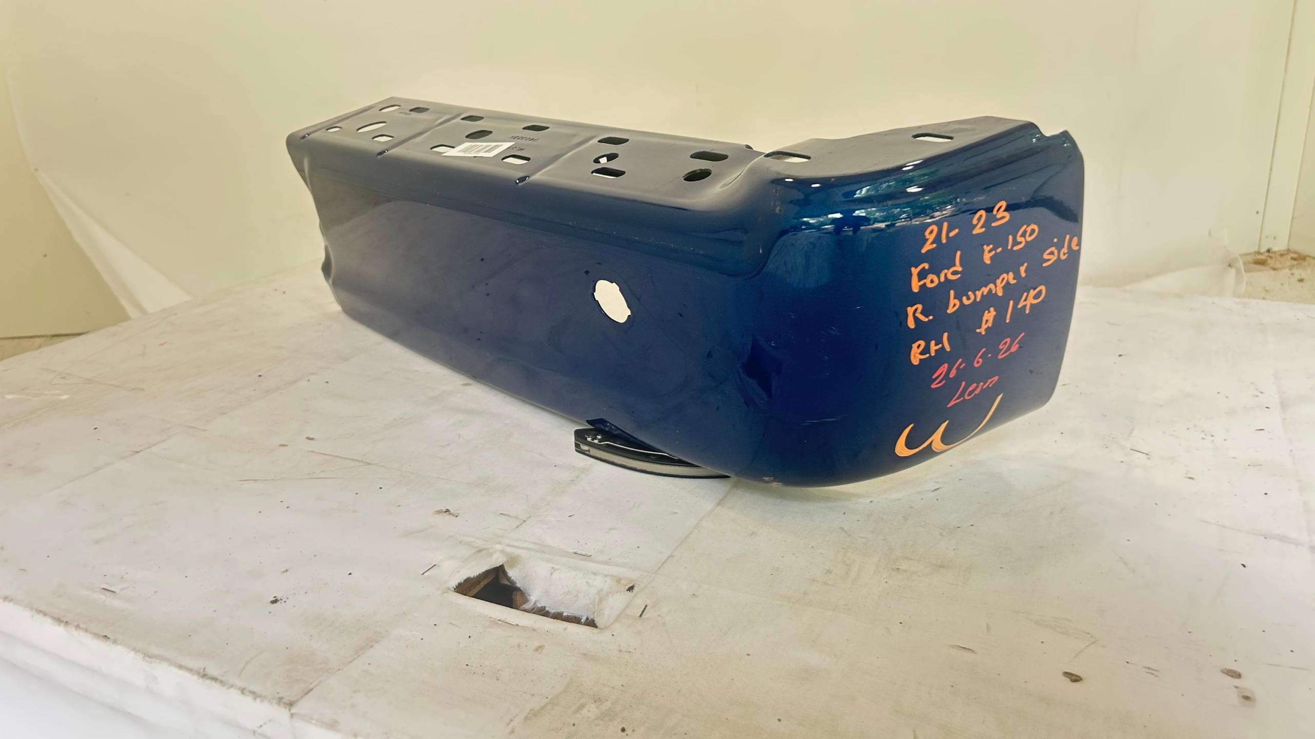 2021-2023 Ford F-150 Passenger Rear Bumper Extensión