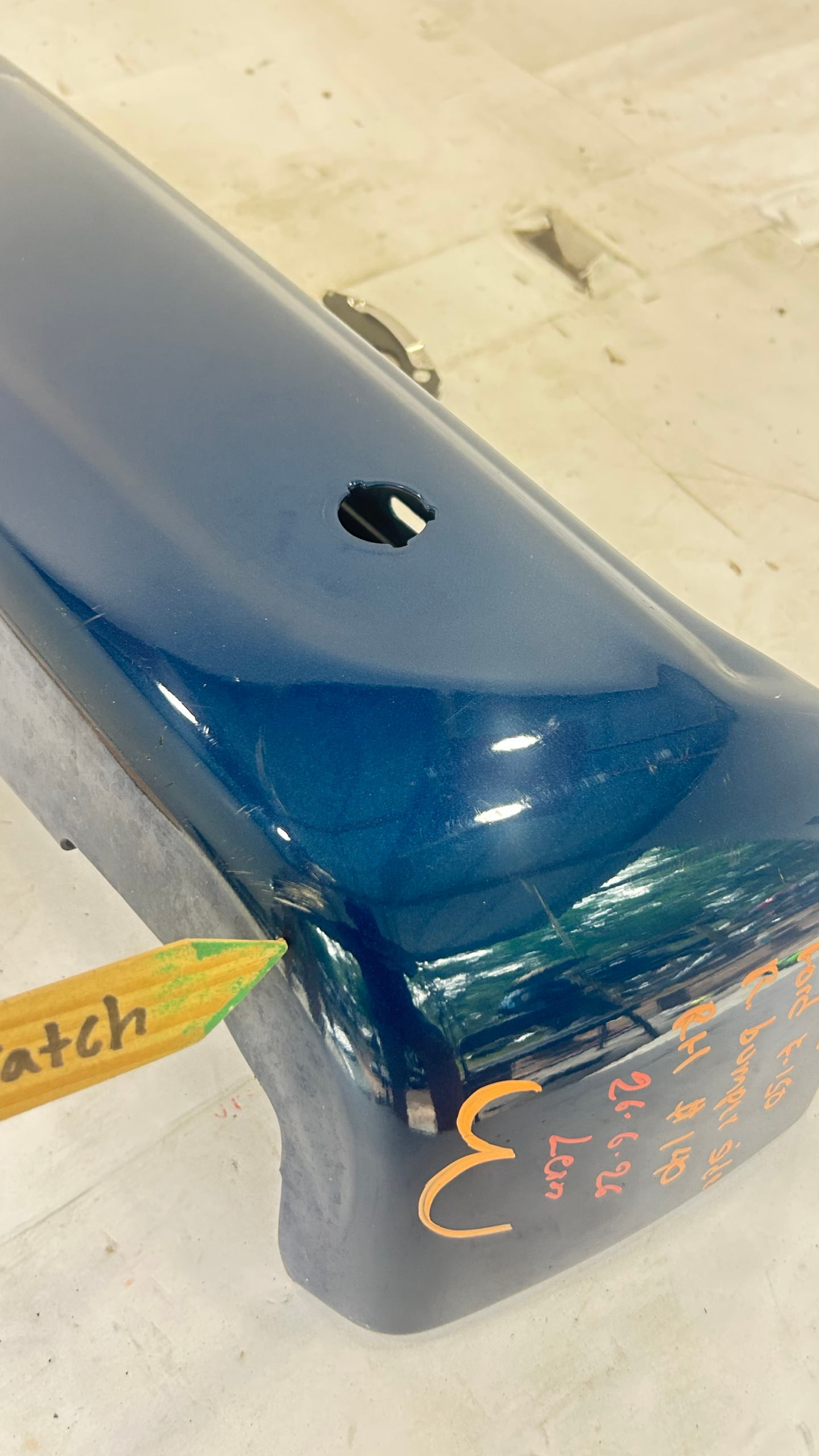 2021-2023 Ford F-150 Passenger Rear Bumper Extensión