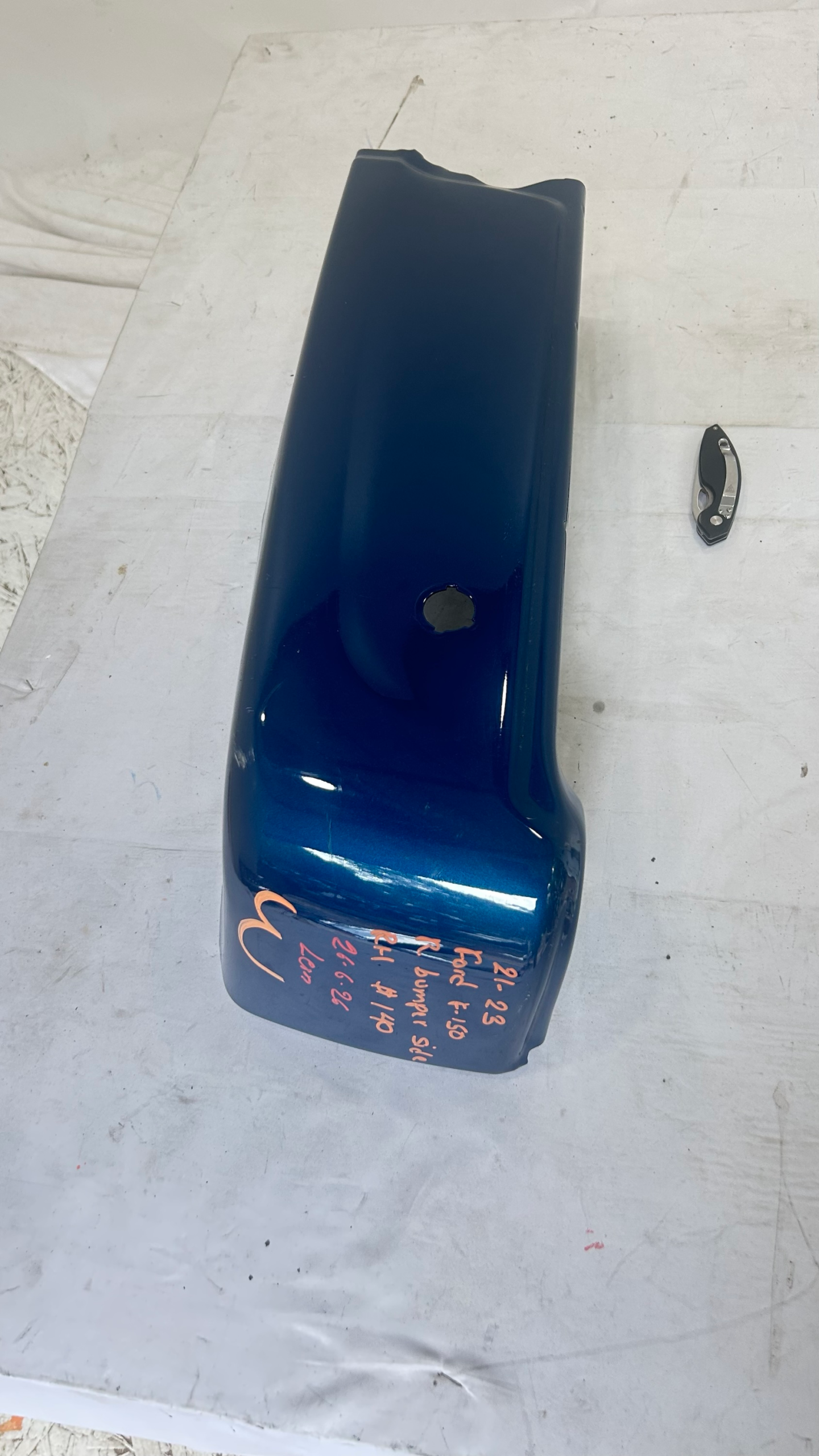 2021-2023 Ford F-150 Passenger Rear Bumper Extensión