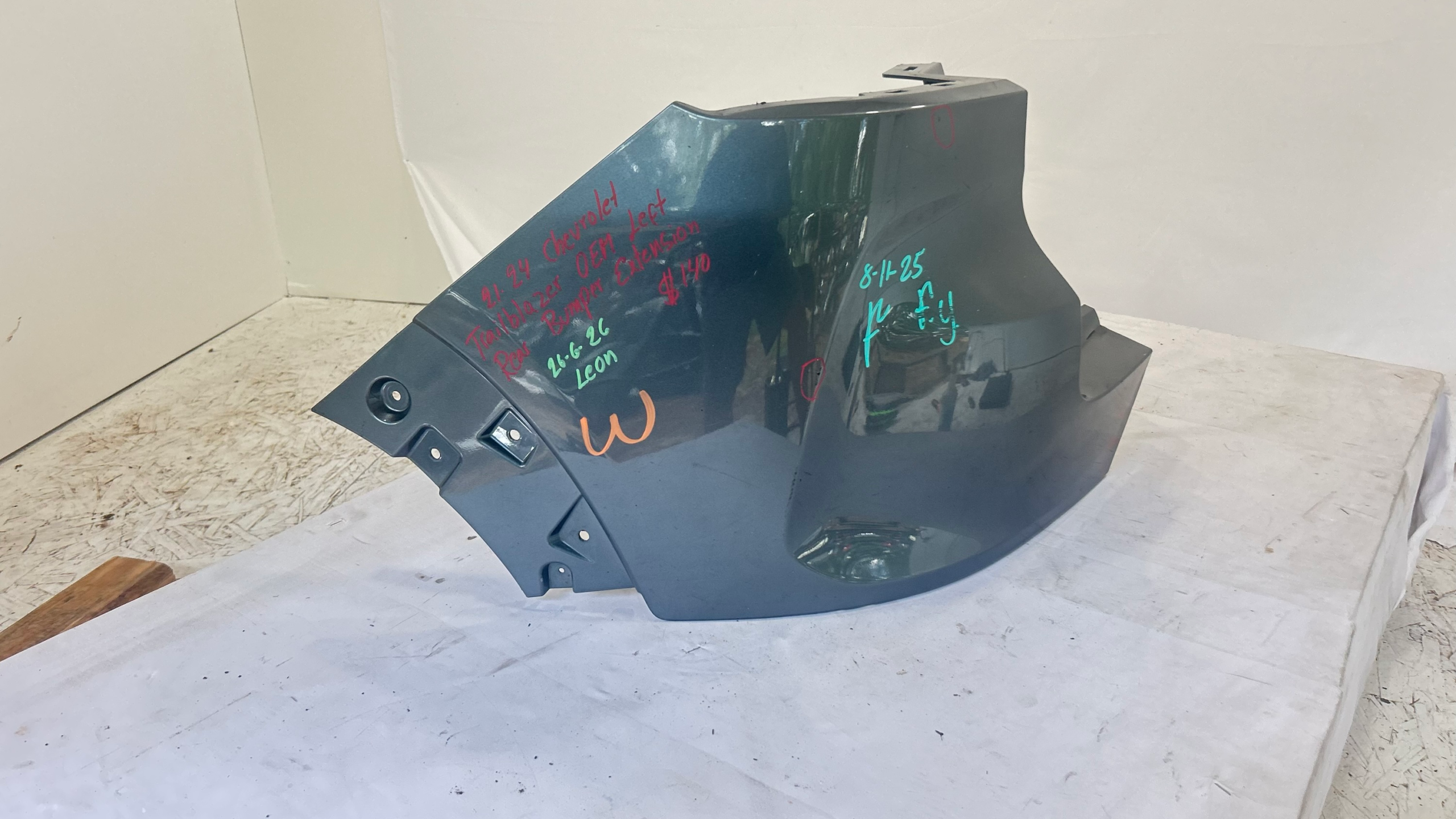 2021-2024 Chevrolet Trailblazer right rear bumper extension