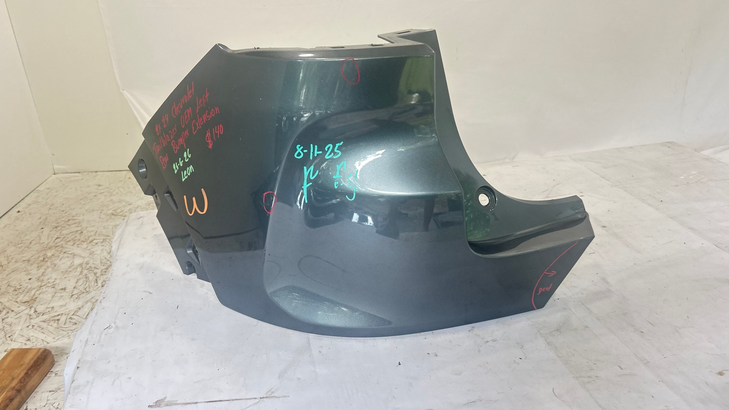 2021-2024 Chevrolet Trailblazer right rear bumper extension