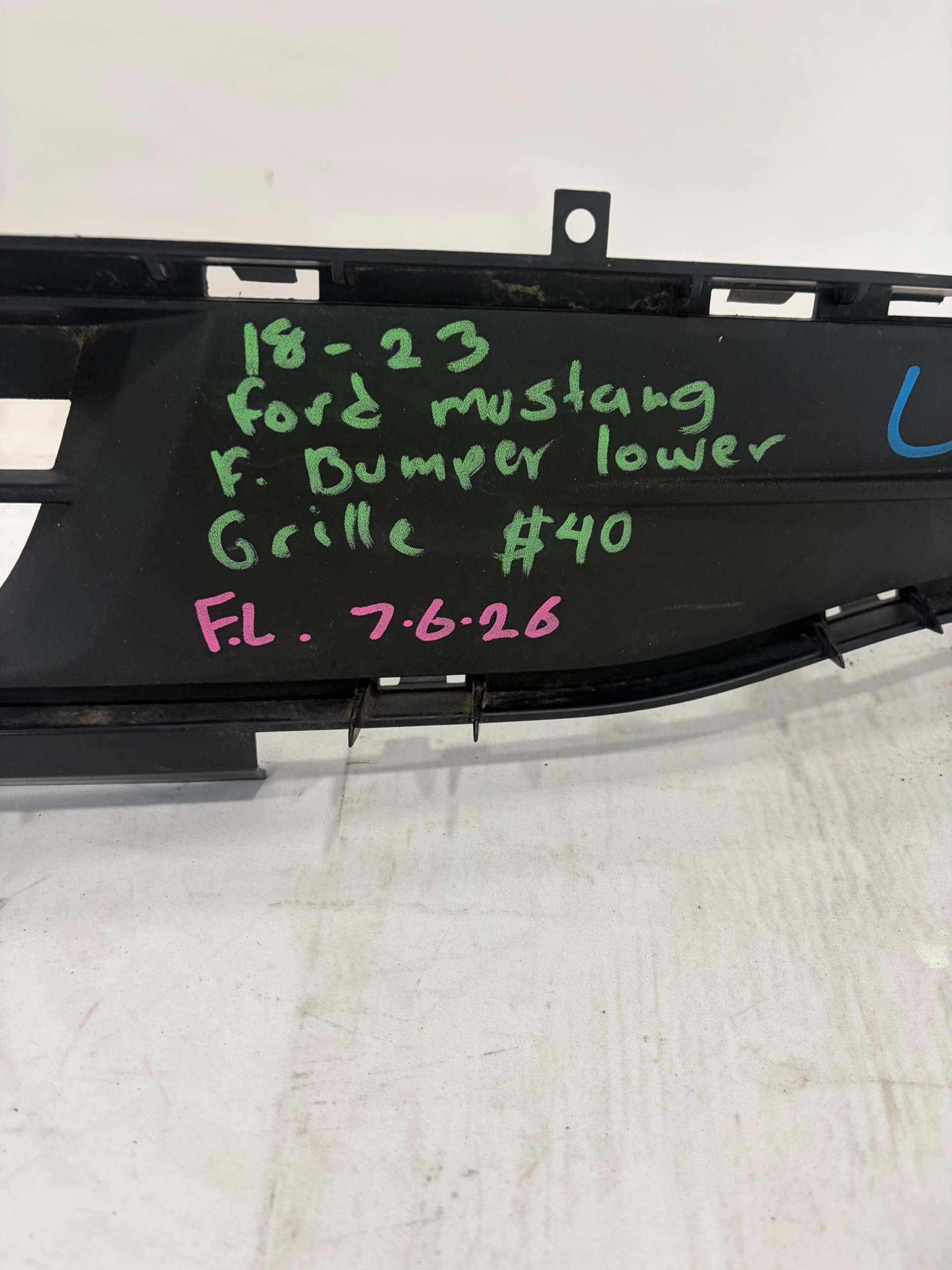 2018-2023 Ford Mustang Front Bumper Lower Grille