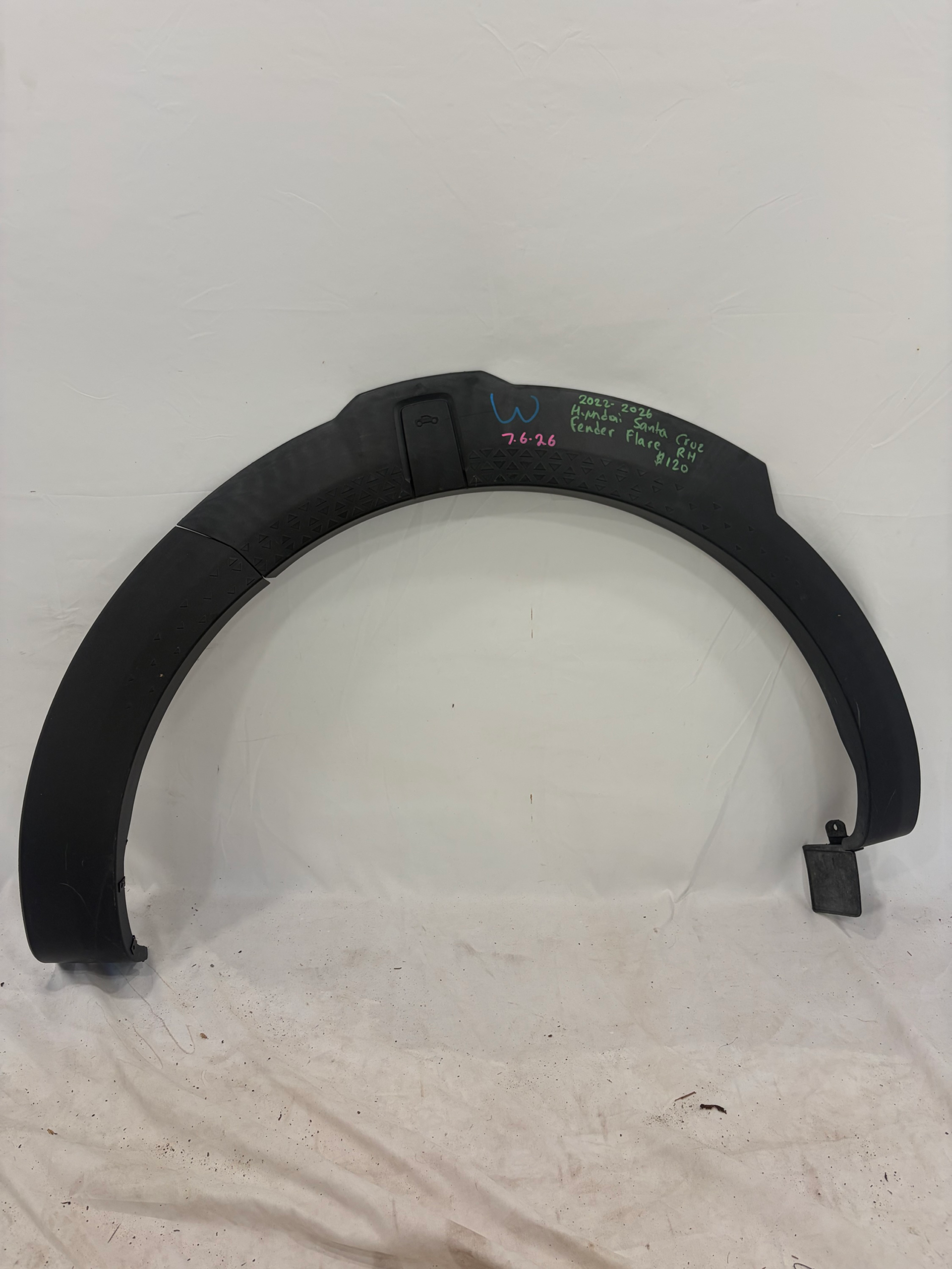 2023-2026 Hyundai Santa Cruz Passenger Side Fender Flare RH