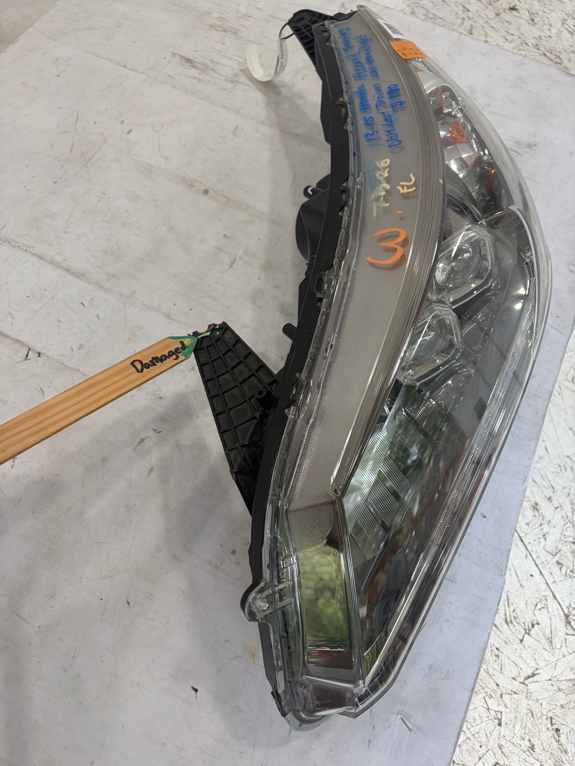 2013-2015 Honda Accord LED Driver Side Headlight