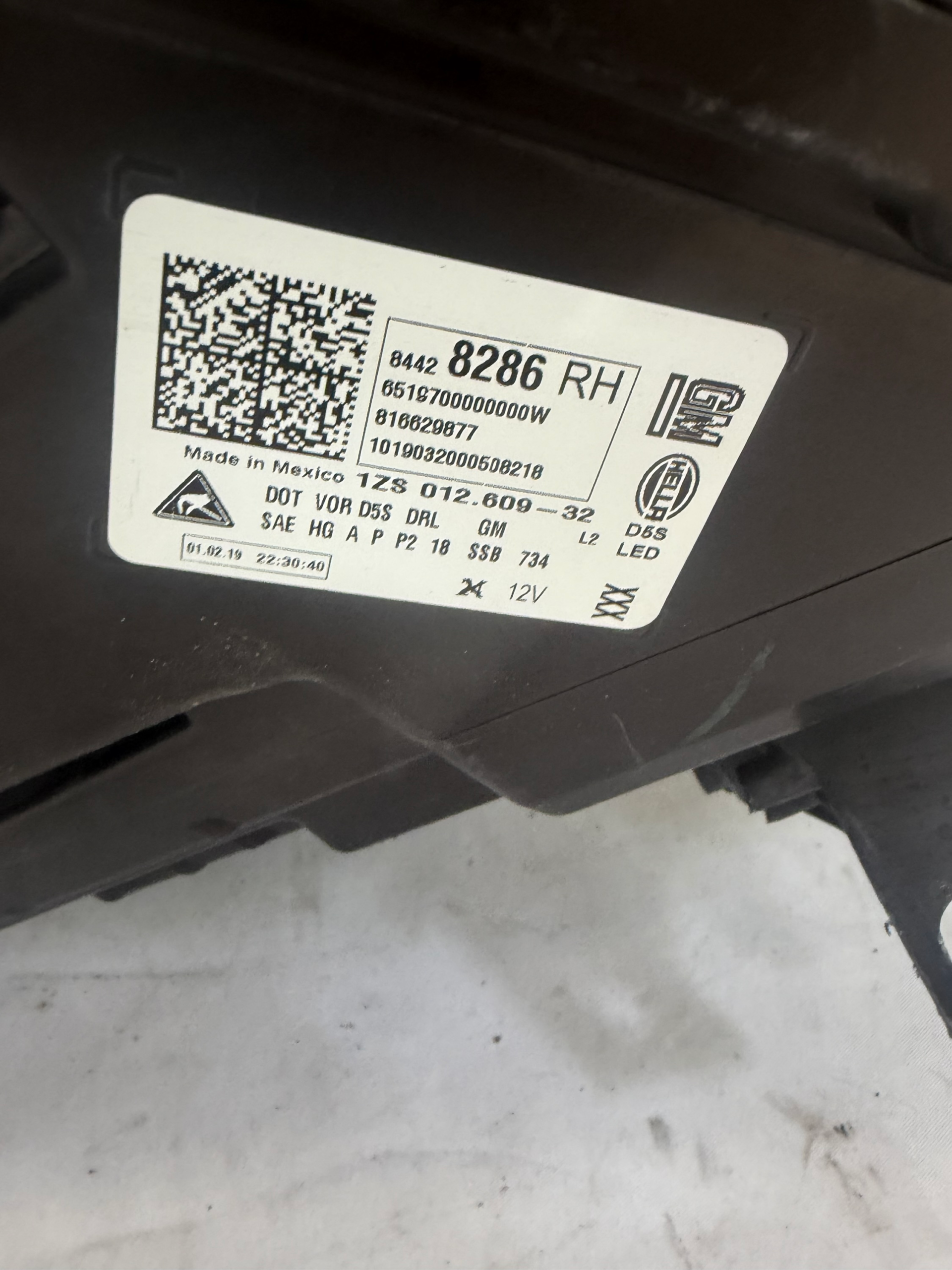 2018-2021 Chevrolet Equinox Passenger Side Headlight