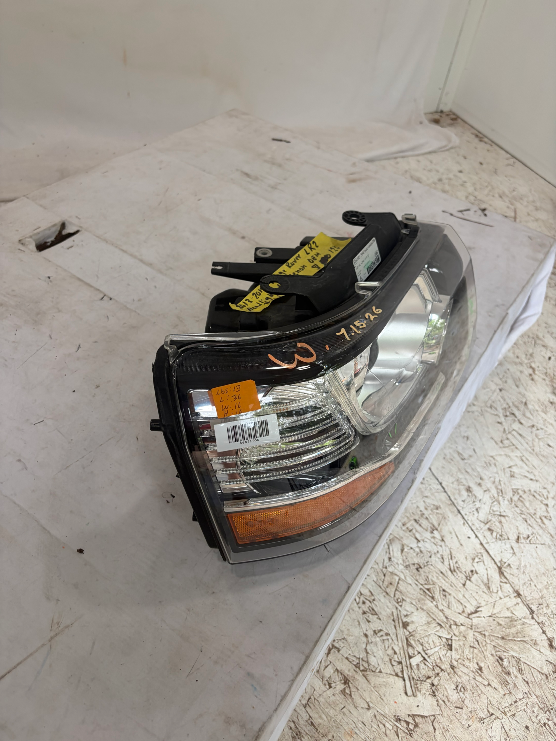 2013-2015 Range Rover LR2 HID Xenon Passenger Side Headlight