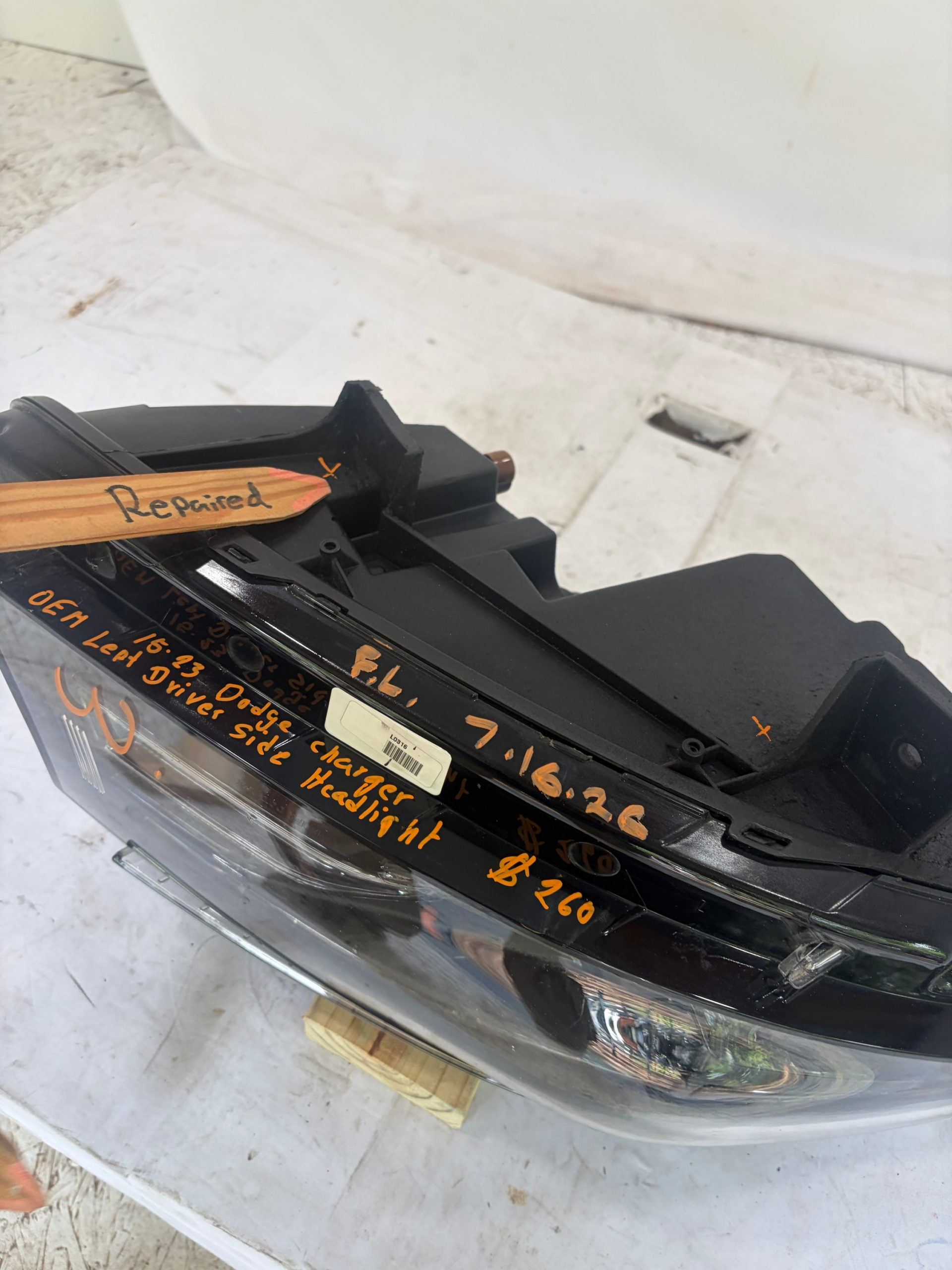 2015-2023 Dodge Charger Driver Side HID Xenon Headlight