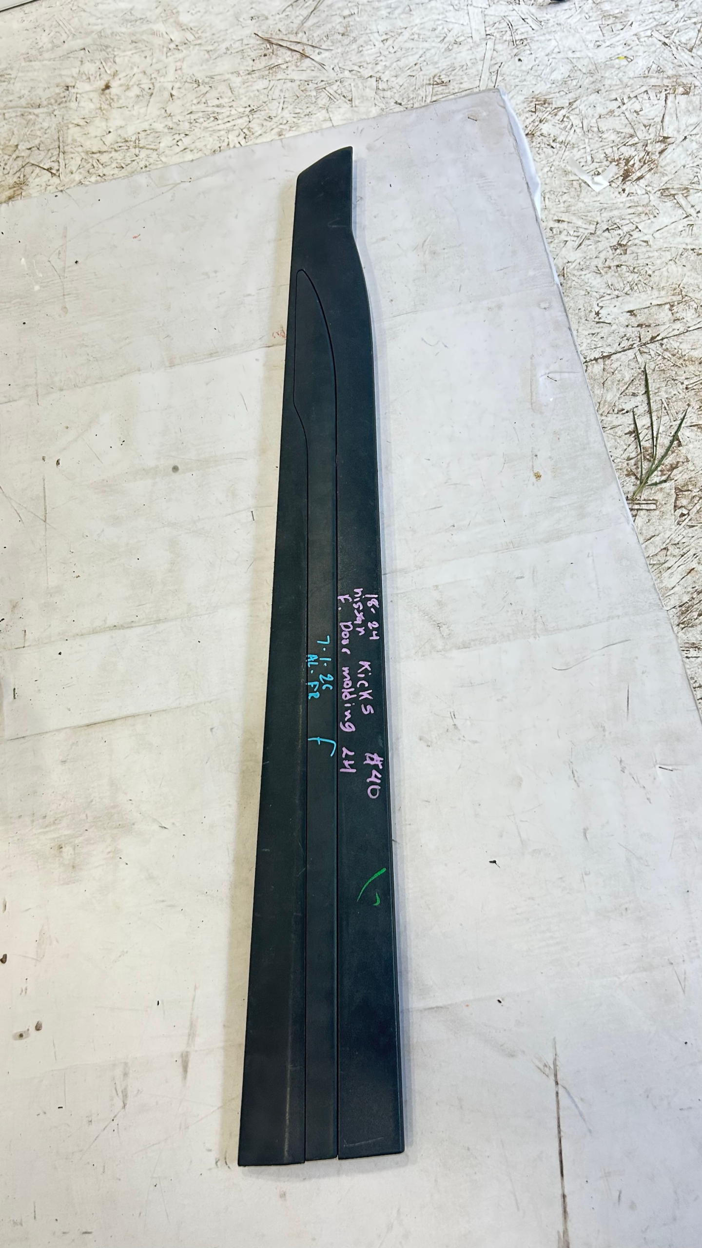 2018-2024 Nissan Kicks Driver front door molding