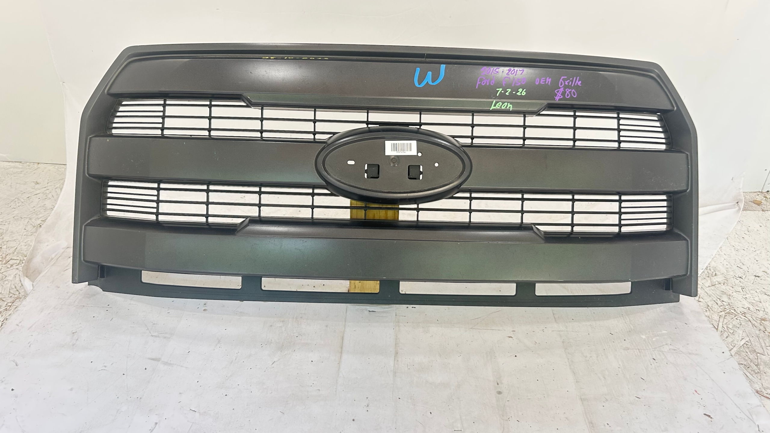 2015-2017 Ford  F-150 black Grille
