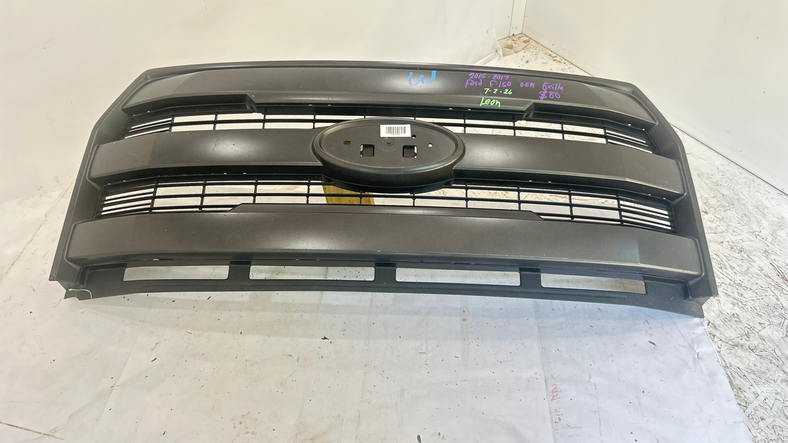 2015-2017 Ford  F-150 black Grille