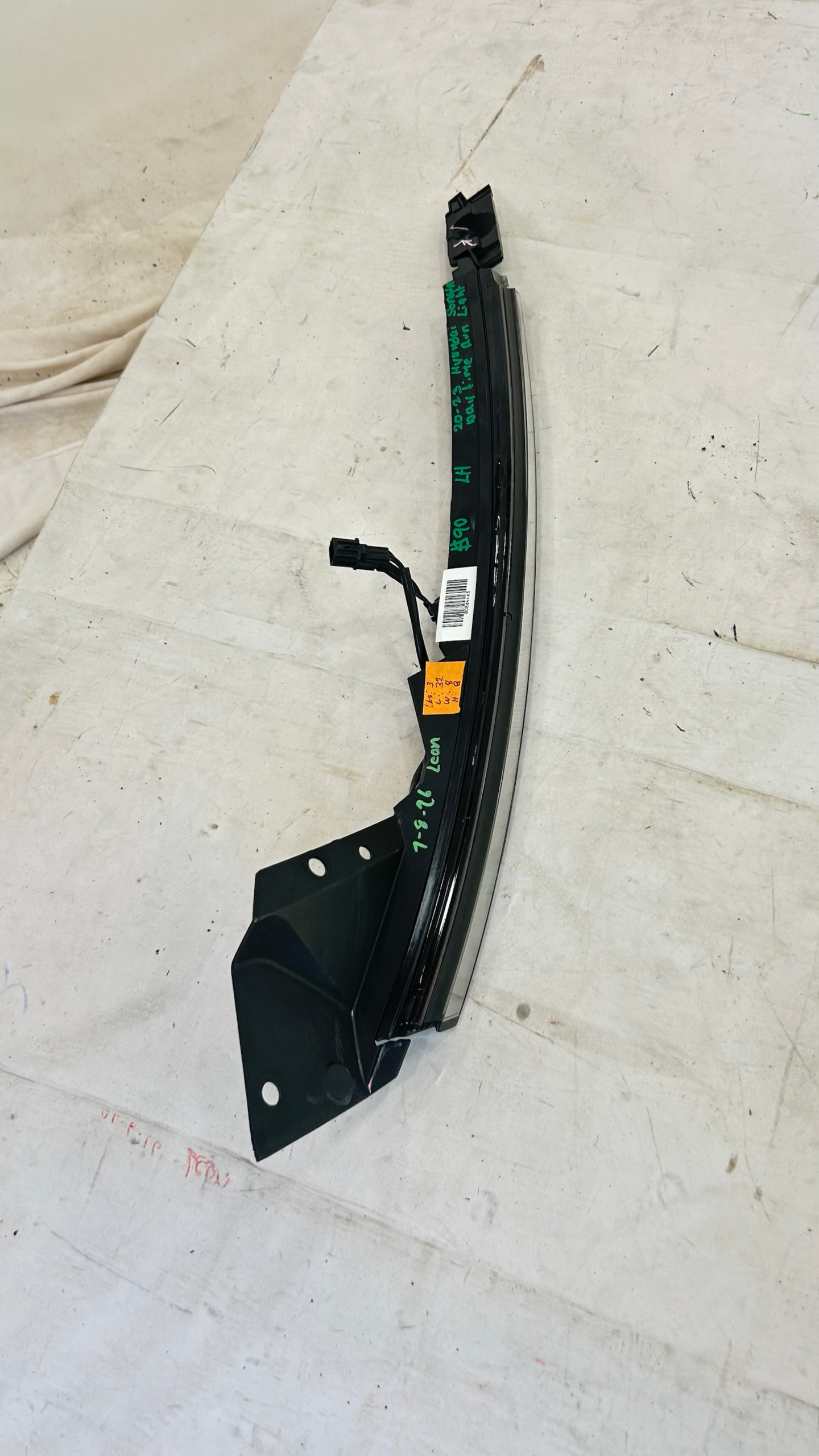 2020 2023 HYUNDAI SONATA DAYTIME RUNNING LIGHT OEM LH LEFT DRIVER LED 92207L1000