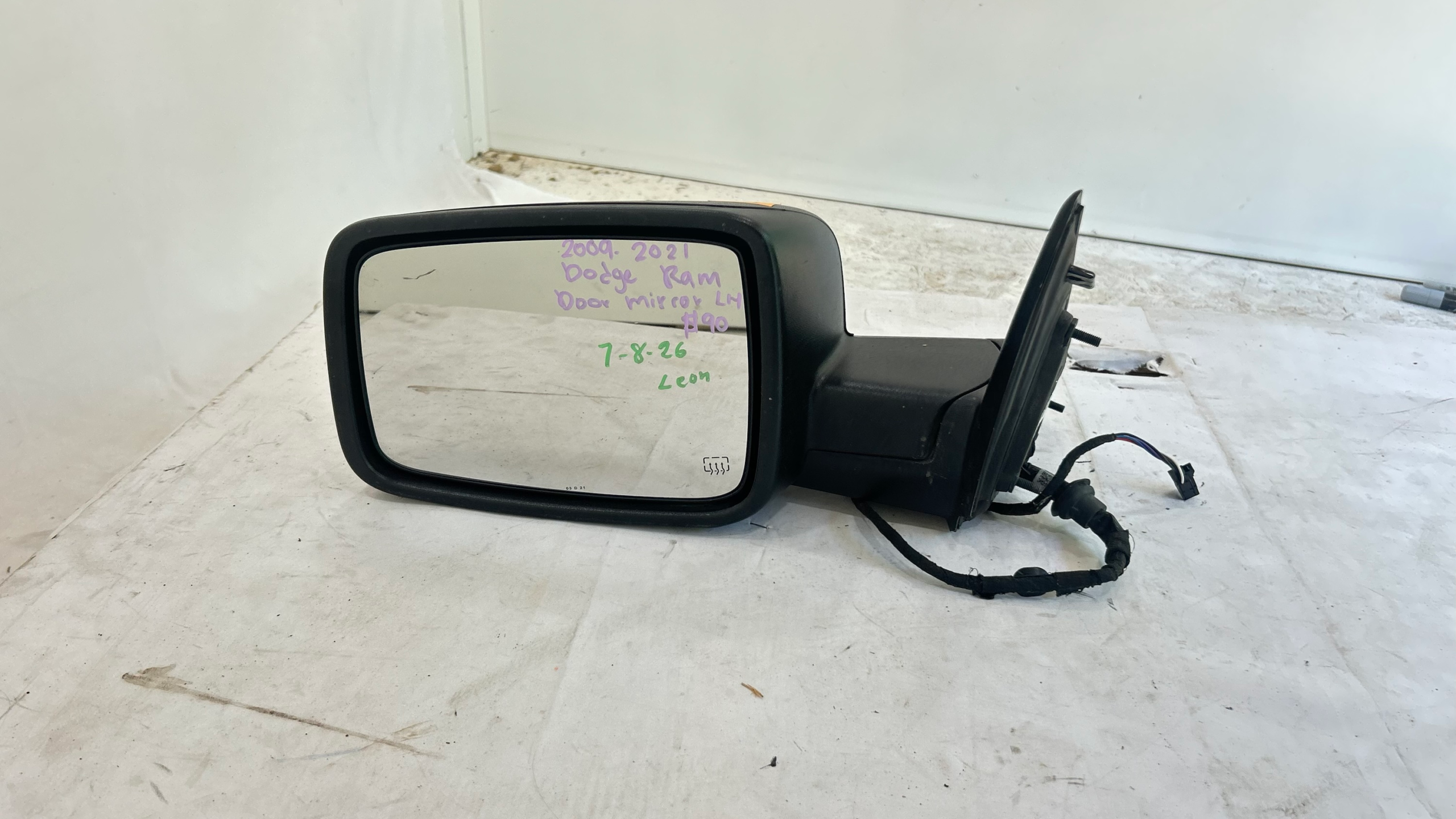 2009-2022 Dodge Ram 1500 Driver Side Mirror