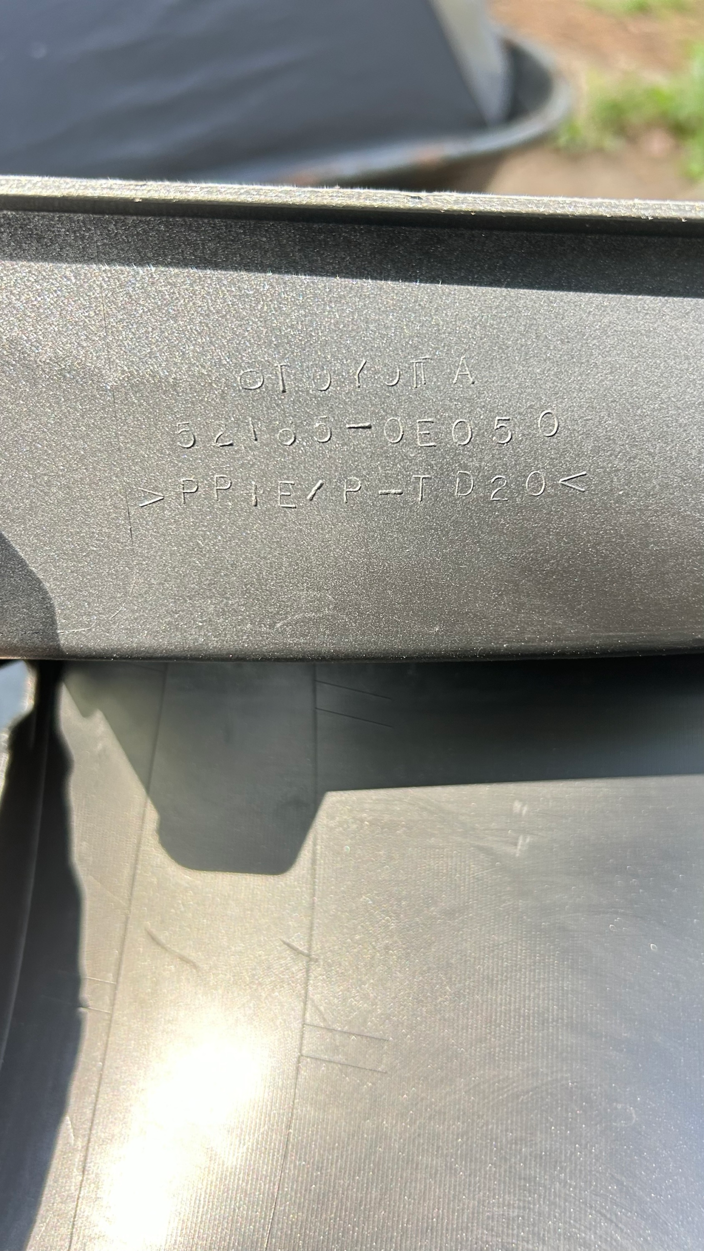 2024-2026 Toyota Grand Highlander Right Passenger Rear Bumper Extension