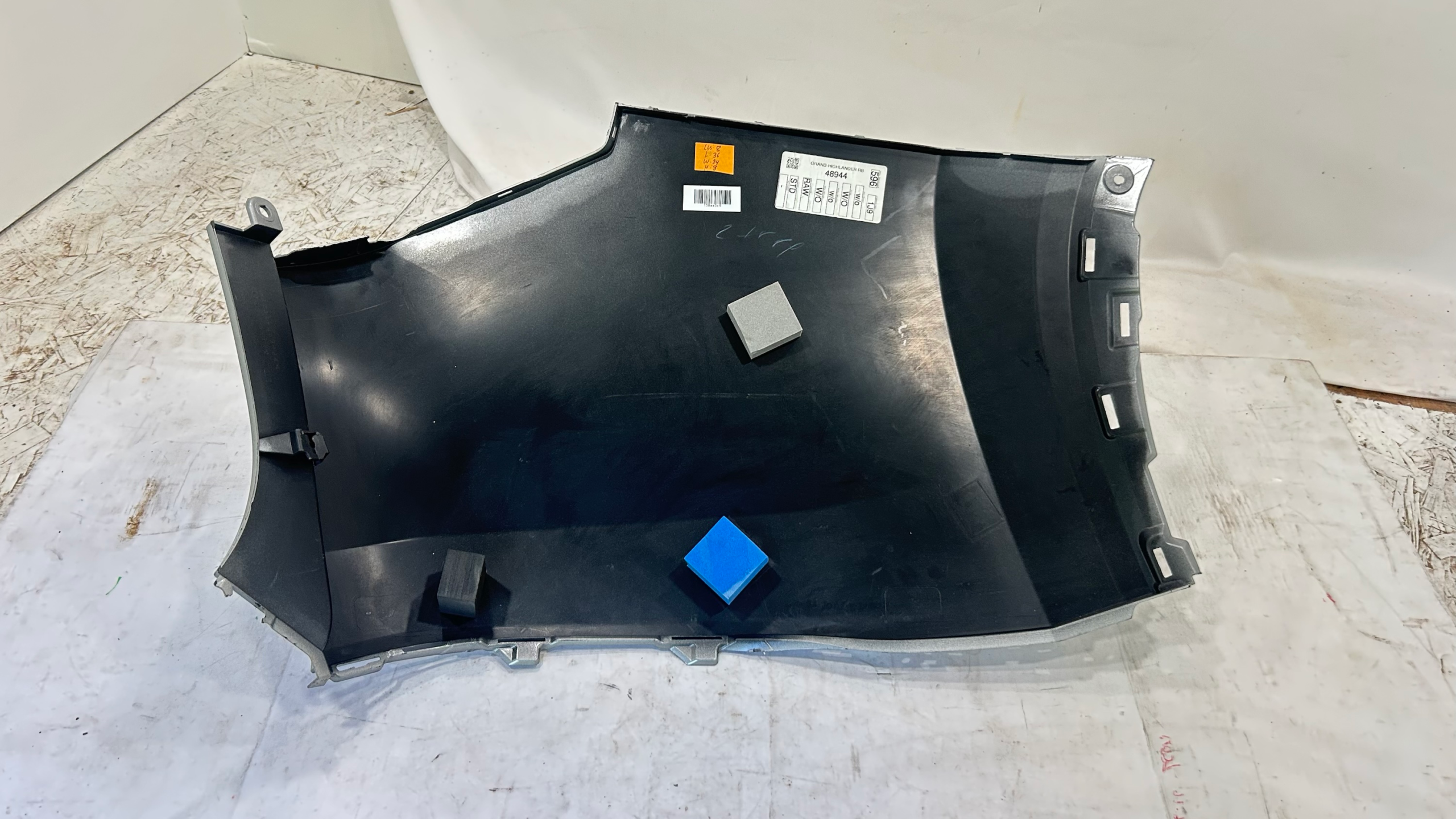 2024-2026 Toyota Grand Highlander  left driver side rear bumper extension