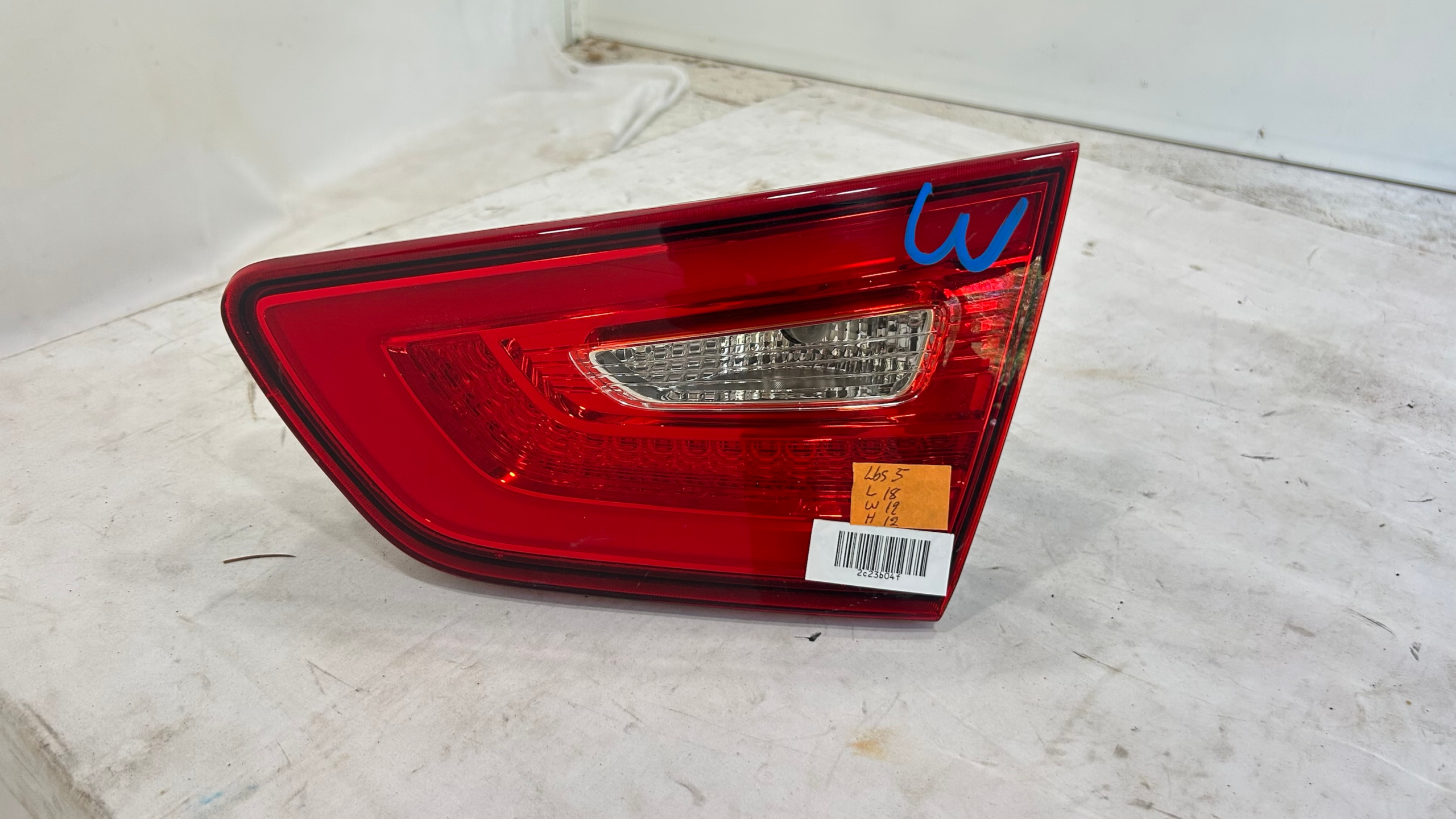2014 2015 Kia Optima Rear Right Passenger Trunk Tail Light Lamp