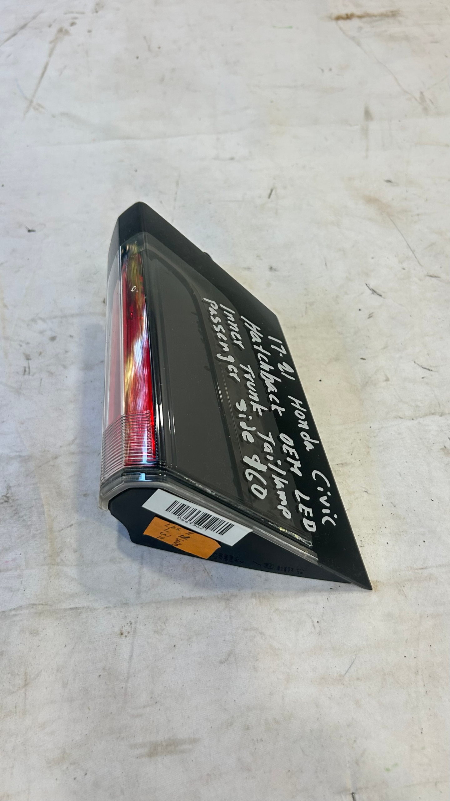 2017- 2021 HONDA CIVIC HATCHBACK REAR RIGHT Passenger TRUNK INNER TAILLIGHT