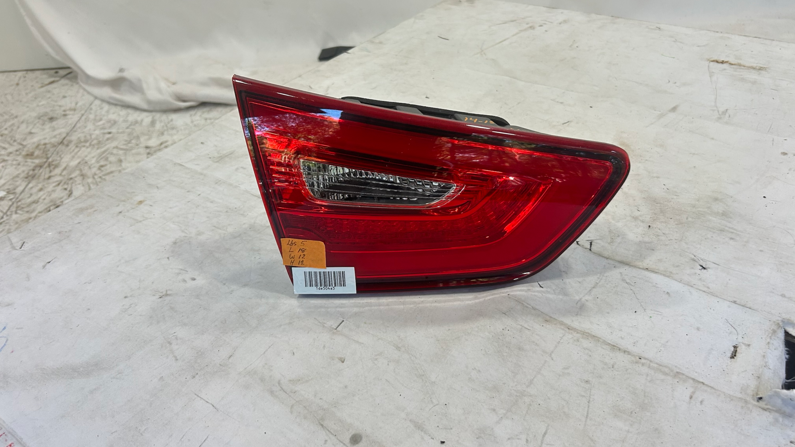 2014-2015 KIA Optima Trunk Left Driver side Taillamp