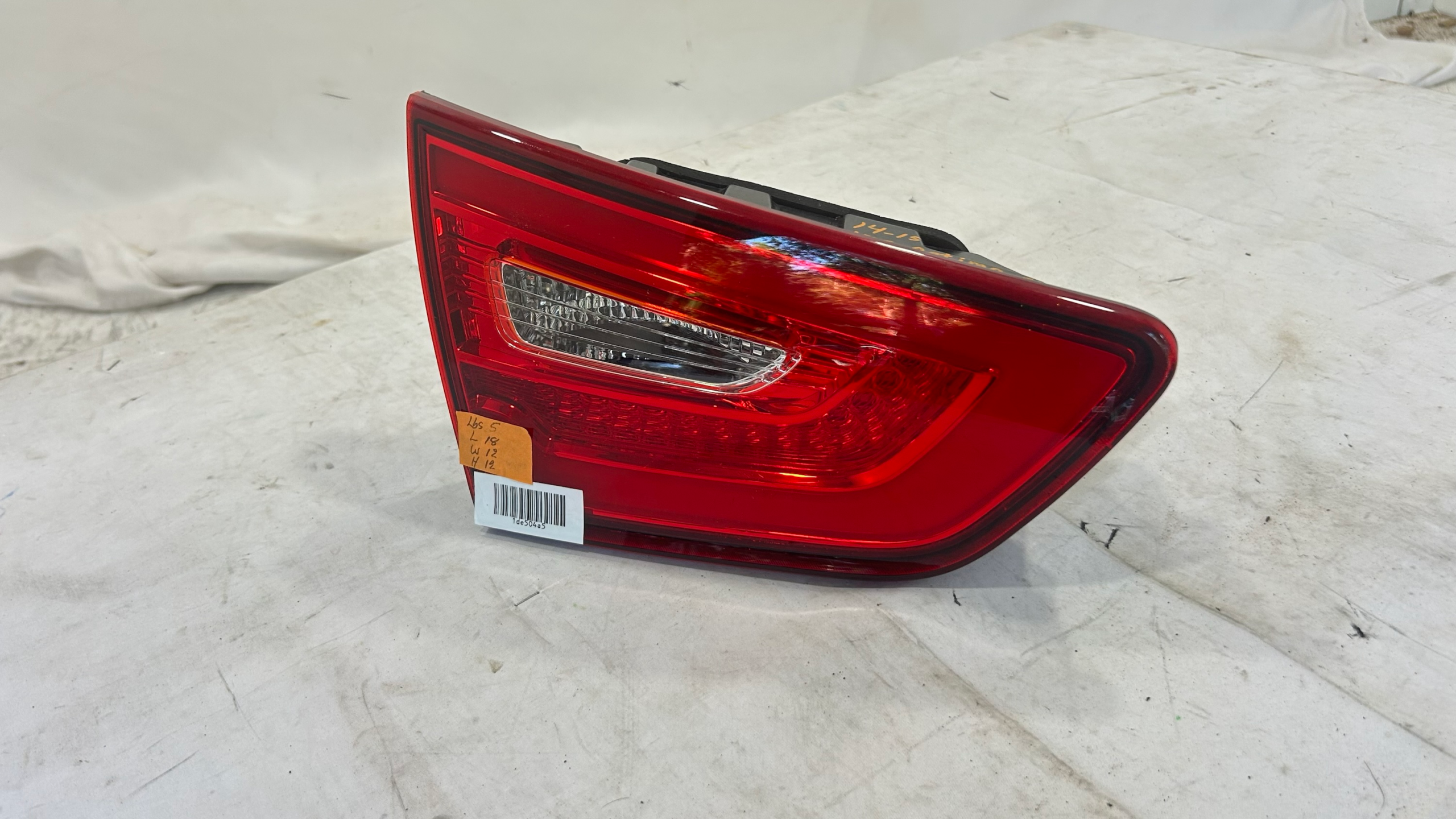 2014-2015 KIA Optima Trunk Left Driver side Taillamp